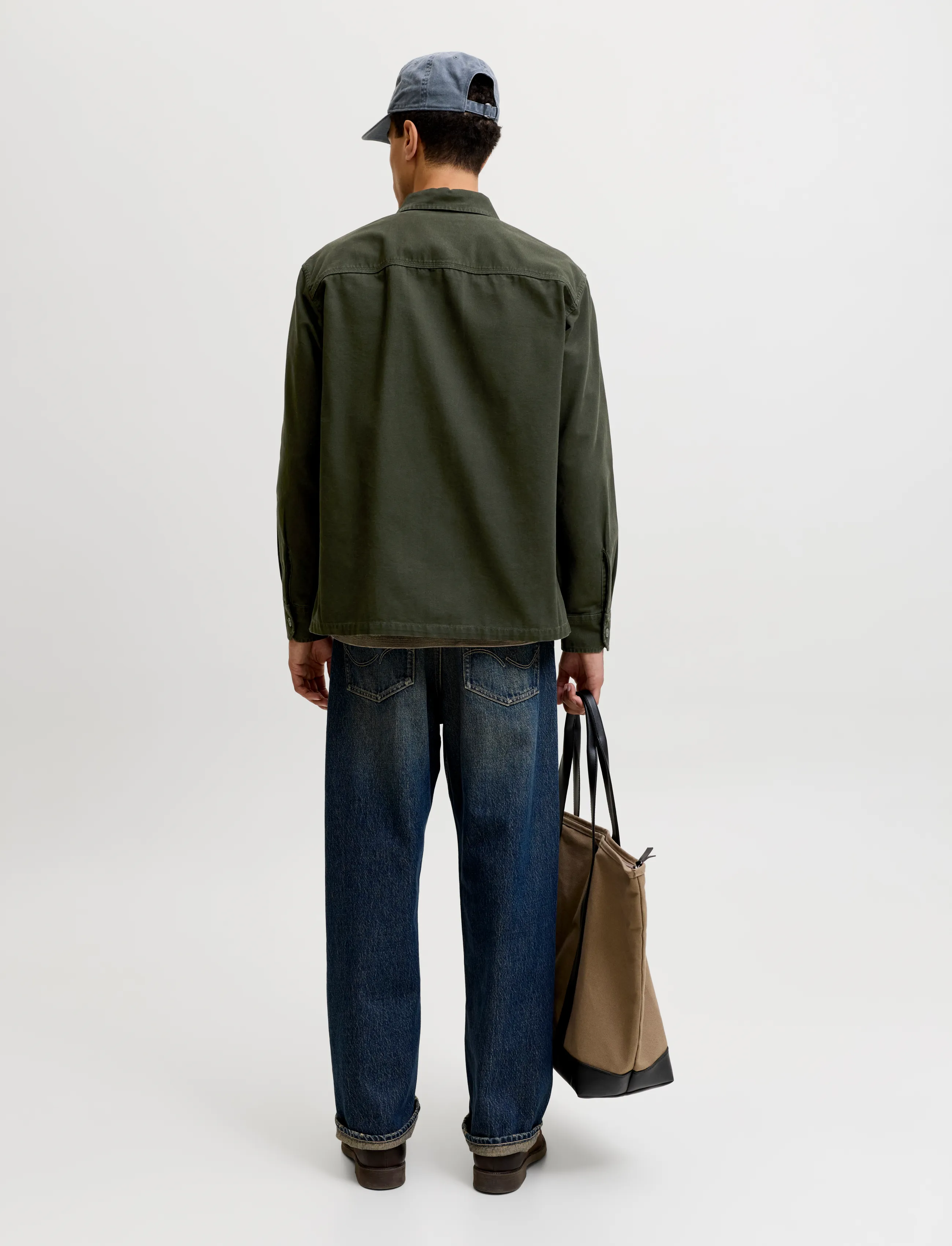 Jack & Jones - JJECOLTON CANVAS OVERSHIRT LS SN - rosin - 2