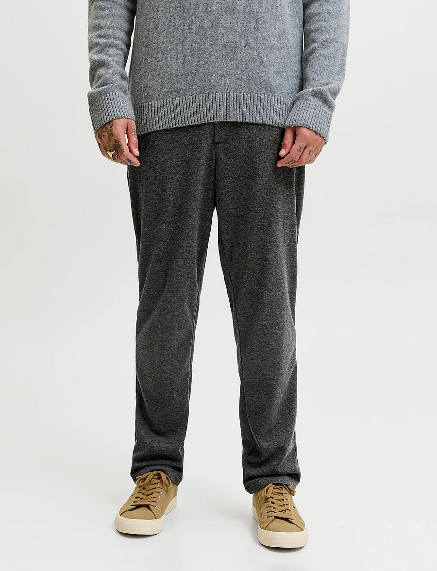 Jack & Jones - JPSTOLLIE DEVON CHINO NOOS - dark grey melange - 0