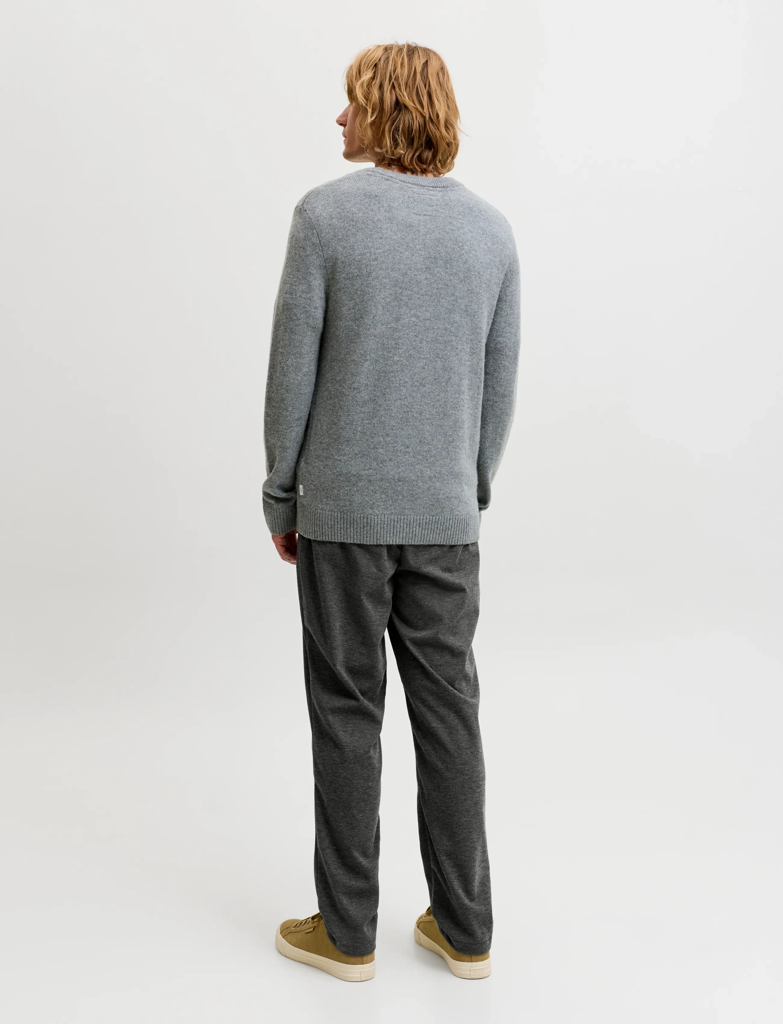 Jack & Jones - JPSTOLLIE DEVON CHINO NOOS - dark grey melange - 3