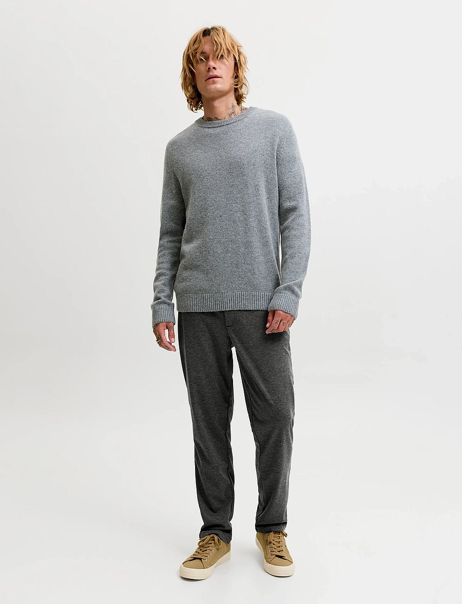 Jack & Jones - JPSTOLLIE DEVON CHINO NOOS - dark grey melange - 4