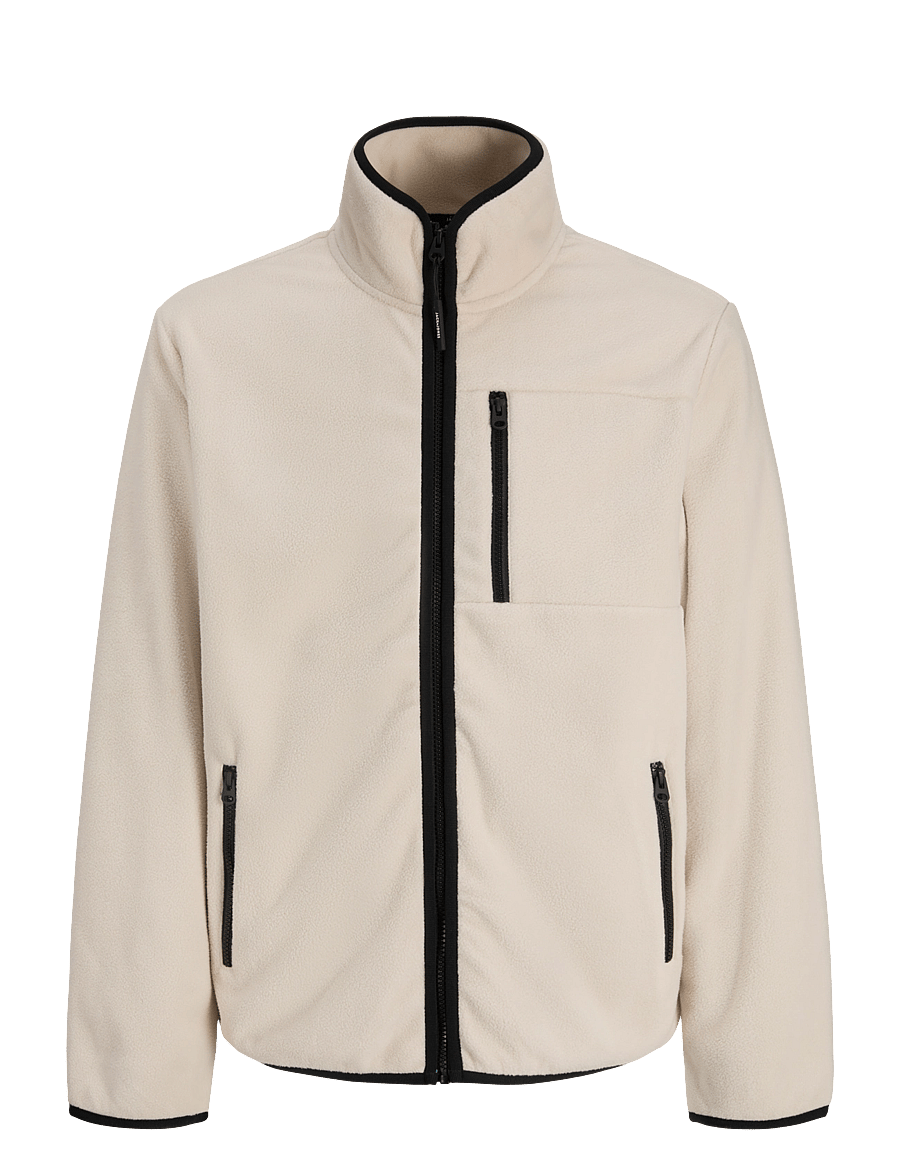 Jack & Jones - JJLUPO FLEECE JACKET - kevadjoped - moonbeam - 0
