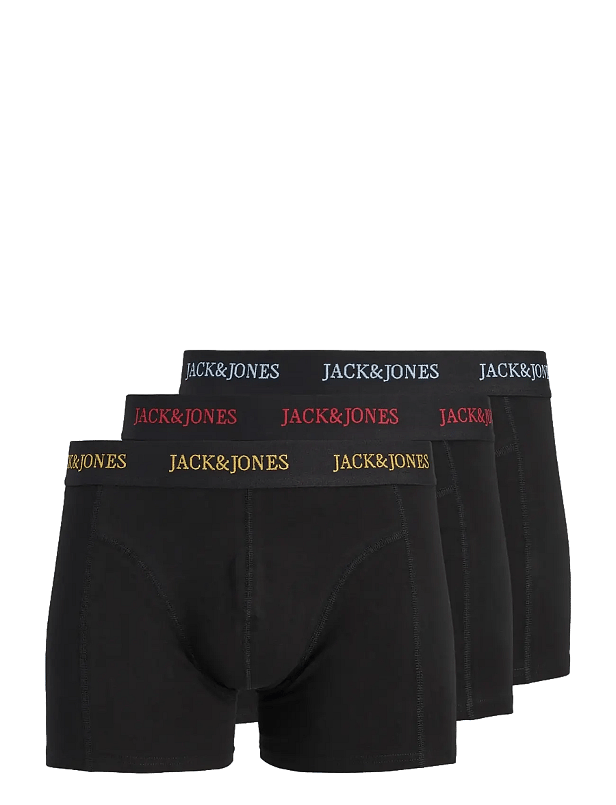 Jack & Jones - JACBLAZE SOLID TRUNKS 3 PACK BF - black - 0