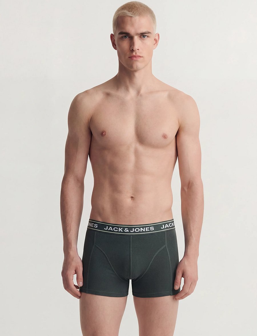 Jack & Jones - JACMAX SOLID TRUNKS 5 PACK BTW - black - 0