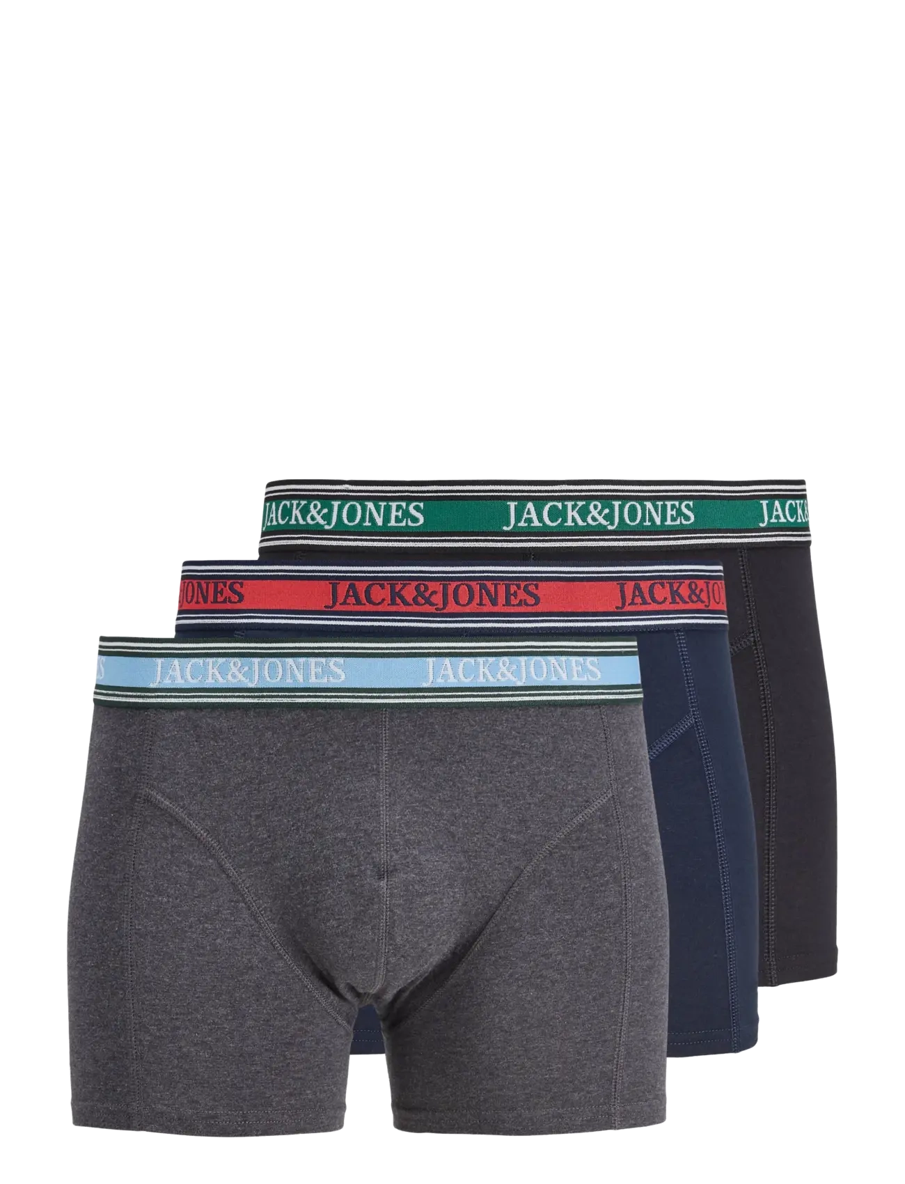JACK & JONES Jacfaze Solid Trunks 3 Pack Bts Navy - M - Herren