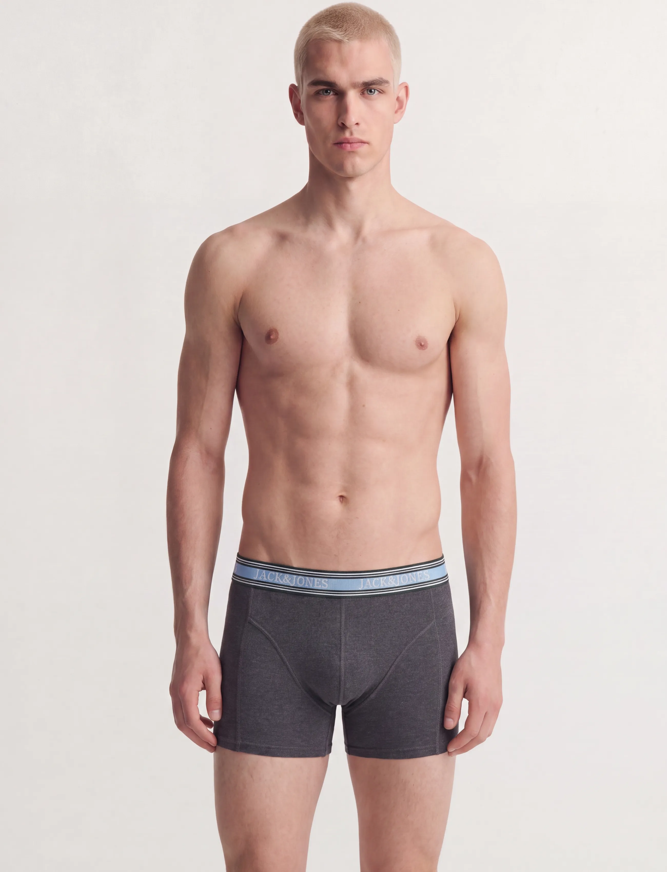 Jack & Jones JACFAZE SOLID TRUNKS 3 PACK BTS - Looks for less - NAVY BLAZER / navy