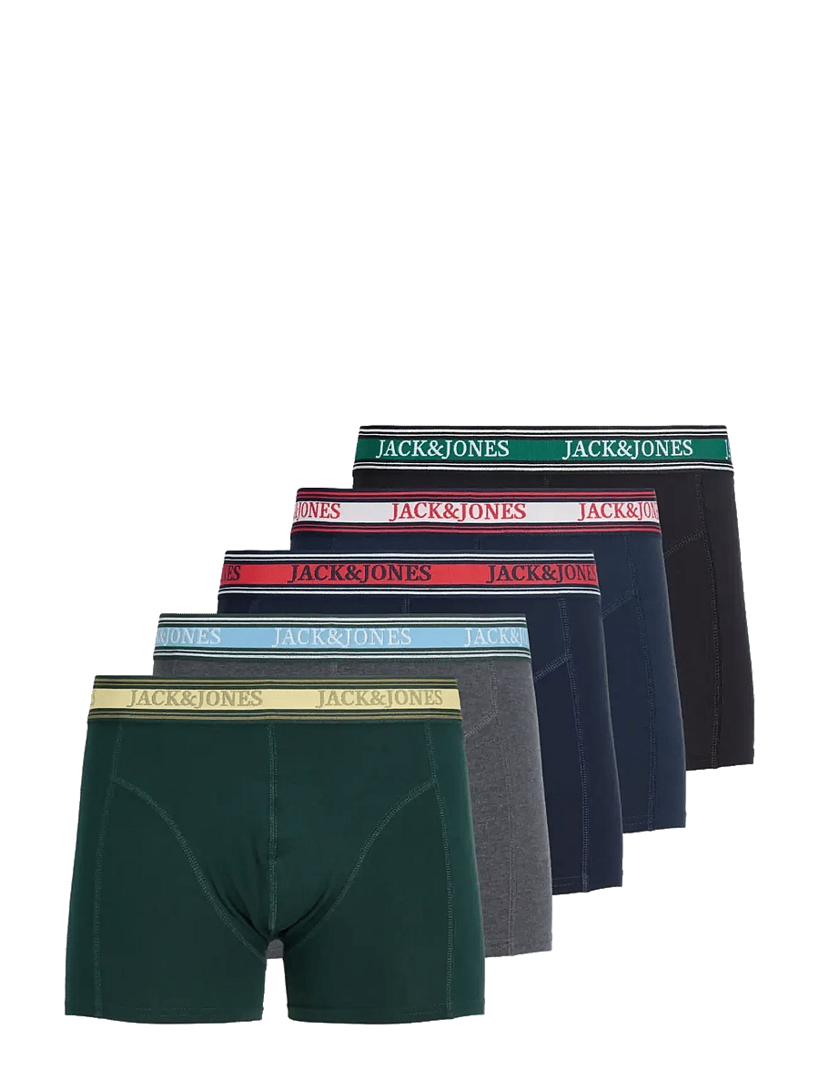 Jack & Jones - JACFAZE SOLID TRUNKS 5 PACK BTS - navy blazer - 1