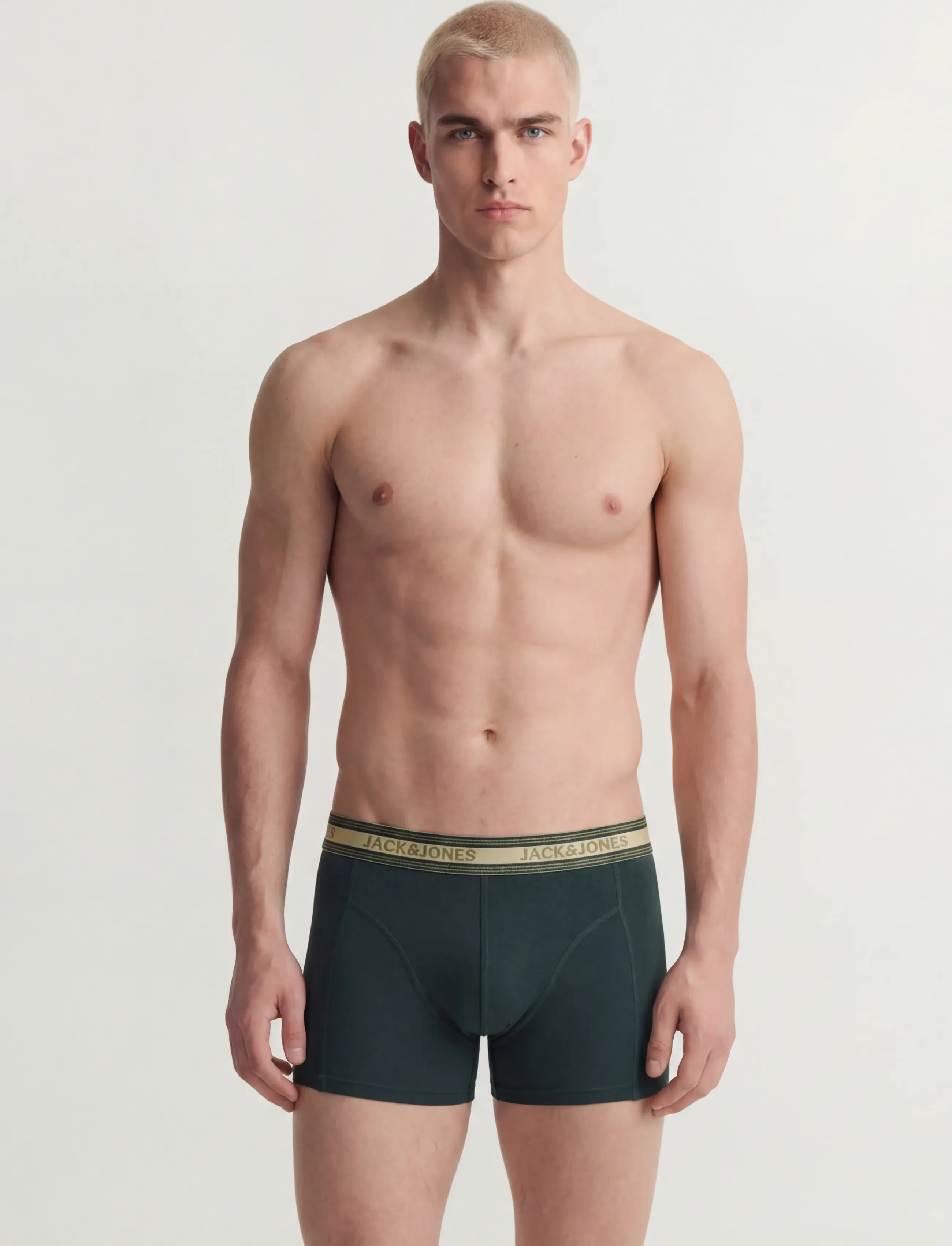 Jack & Jones Jacfaze Solid Trunks 5 Pack Bts, XXL, Navy, Undertøj > Boksere, Herre