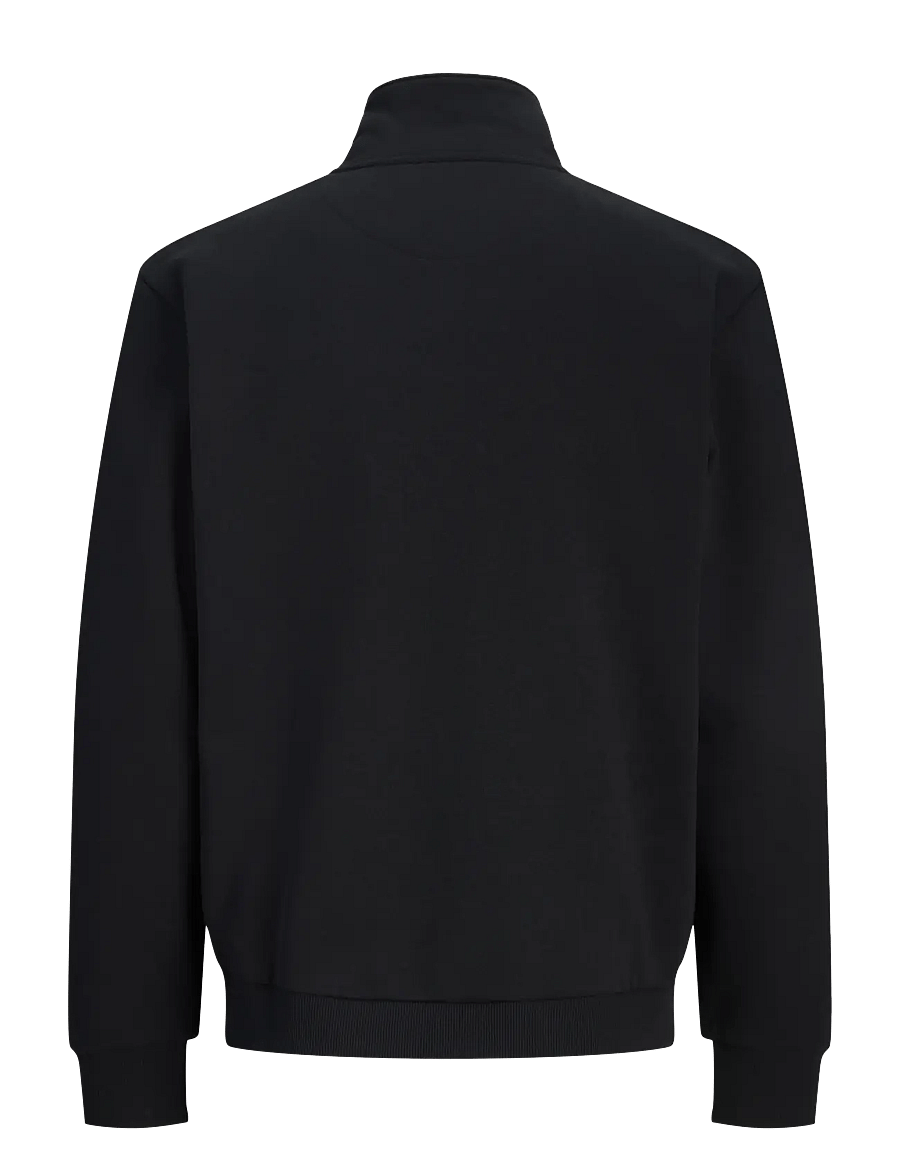 Jack & Jones - JJEBRADLEY SWEAT ZIP HN NOOS - teddy-pusad - black - 2