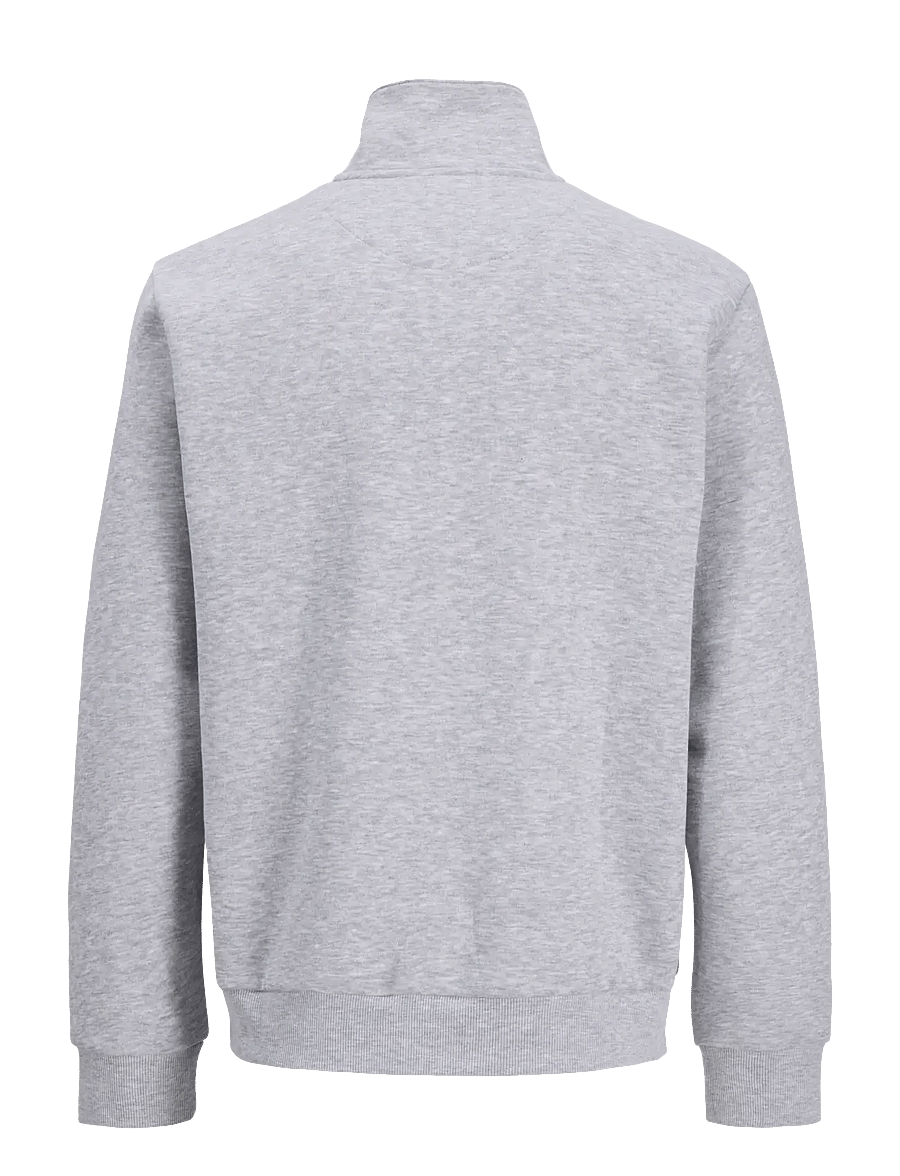 Jack & Jones - JJEBRADLEY SWEAT ZIP HN NOOS - teddy-pusad - light grey melange - 2