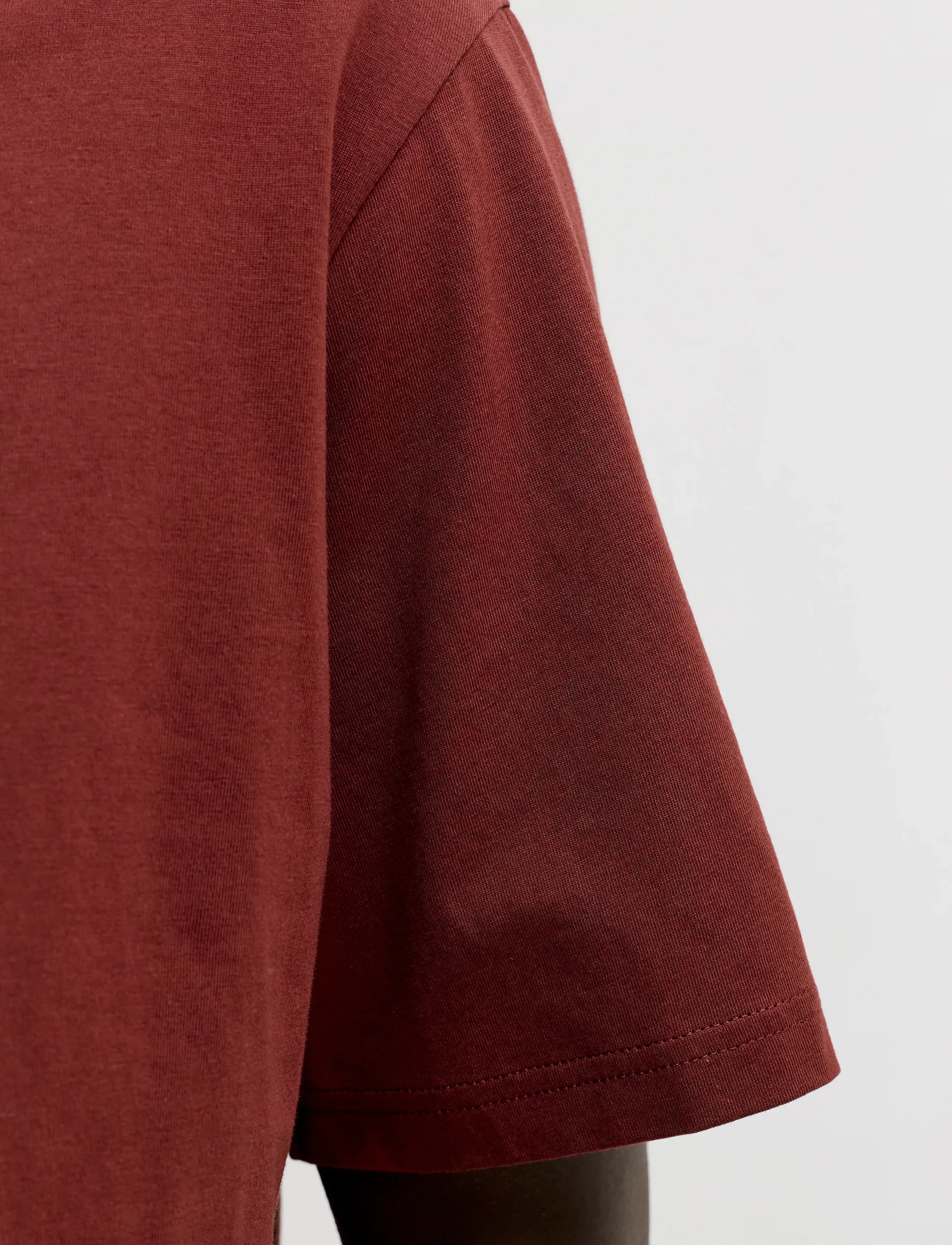 Jack & Jones - JJEDENVER LOGO TEE SS O-NECK SN - short-sleeved t-shirts - fired brick - 4