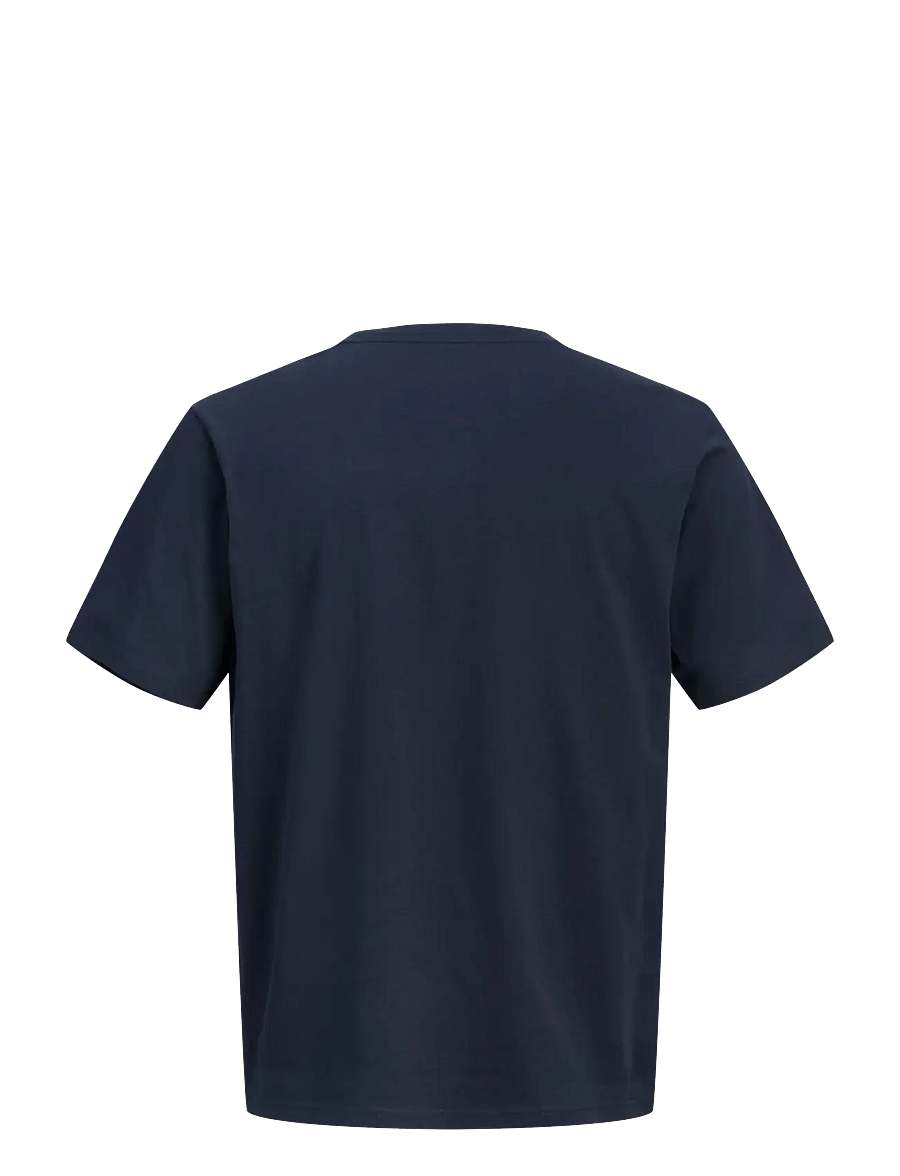 Jack & Jones - JJEDENVER LOGO TEE SS O-NECK SN - kortærmede t-shirts - navy blazer - 2