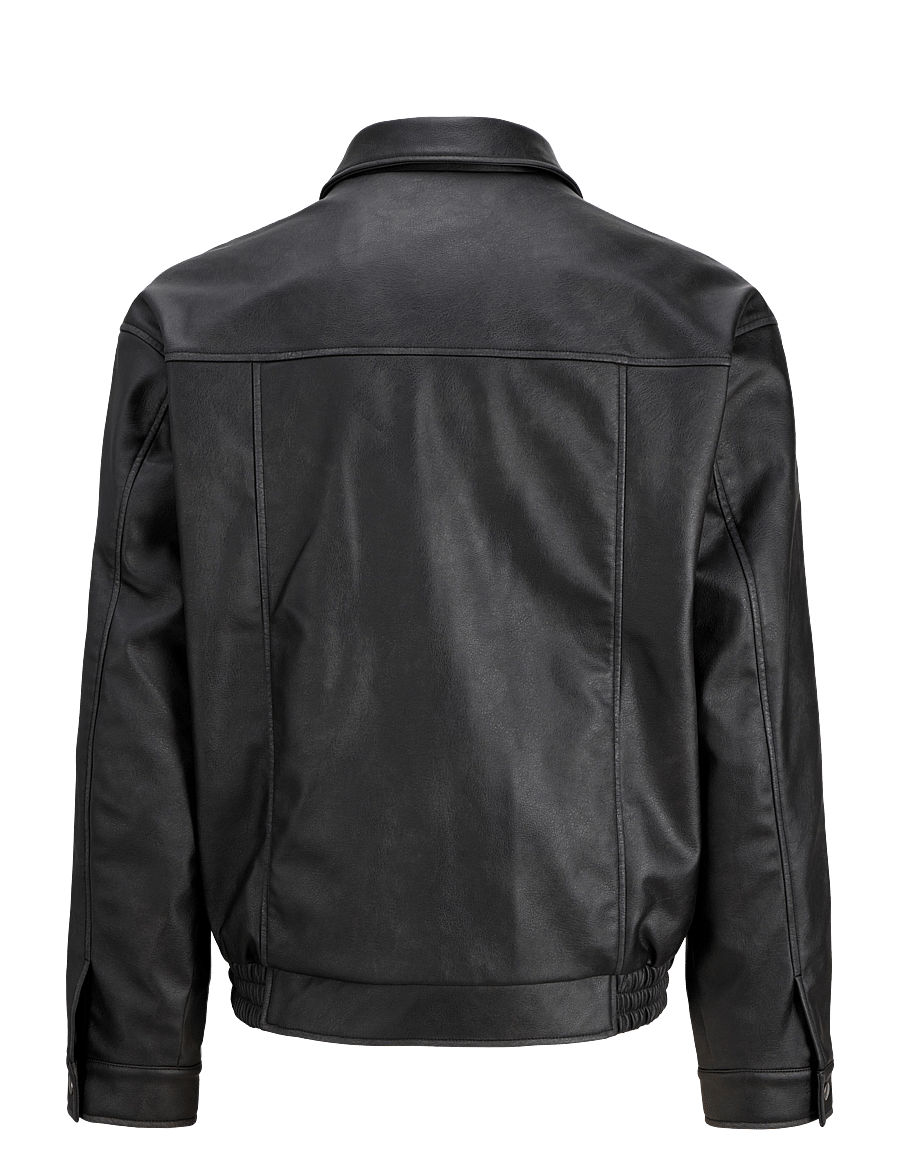 Jack & Jones - JJMARLON PU JACKET - black - 2