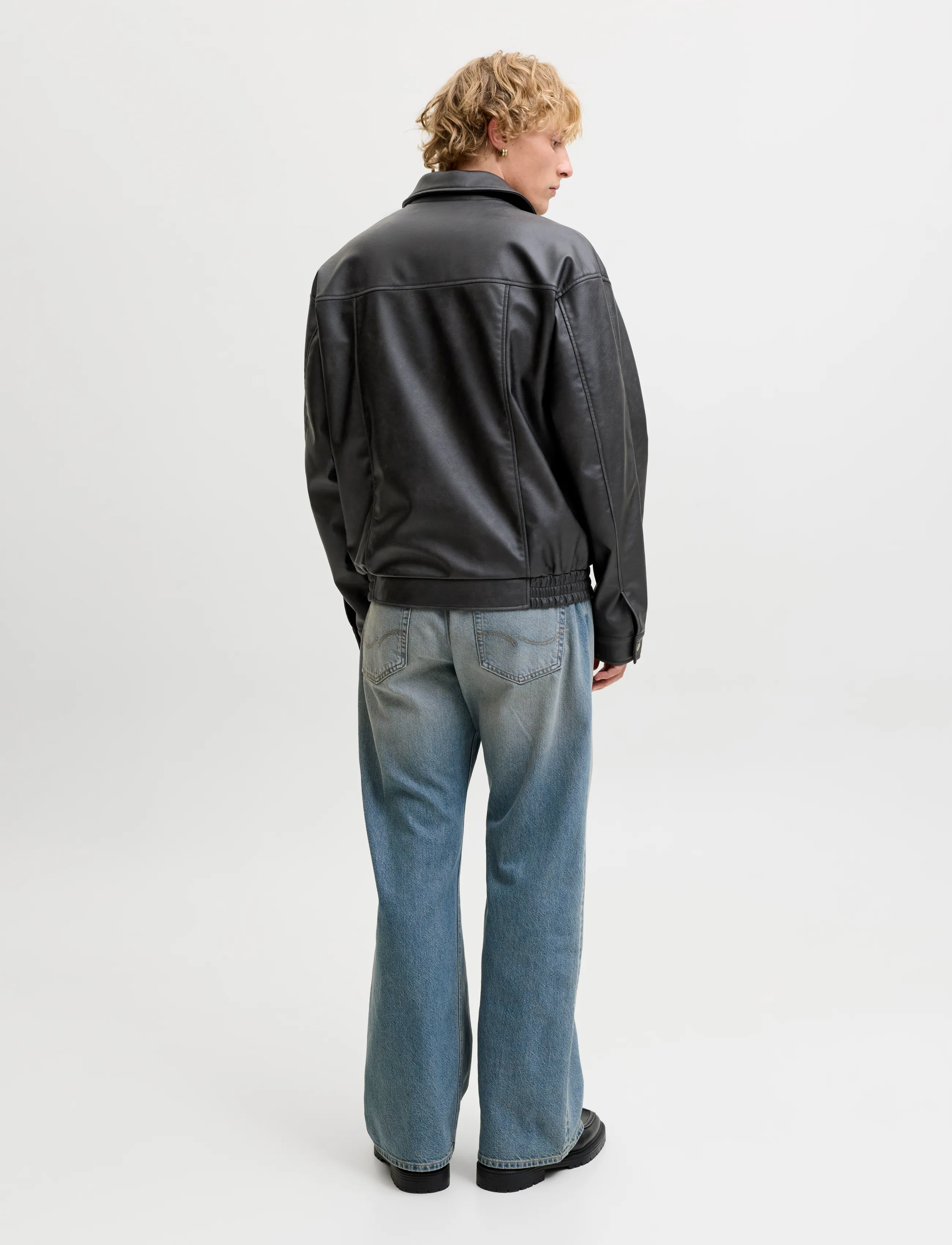 Jack & Jones - JJMARLON PU JACKET - black - 3