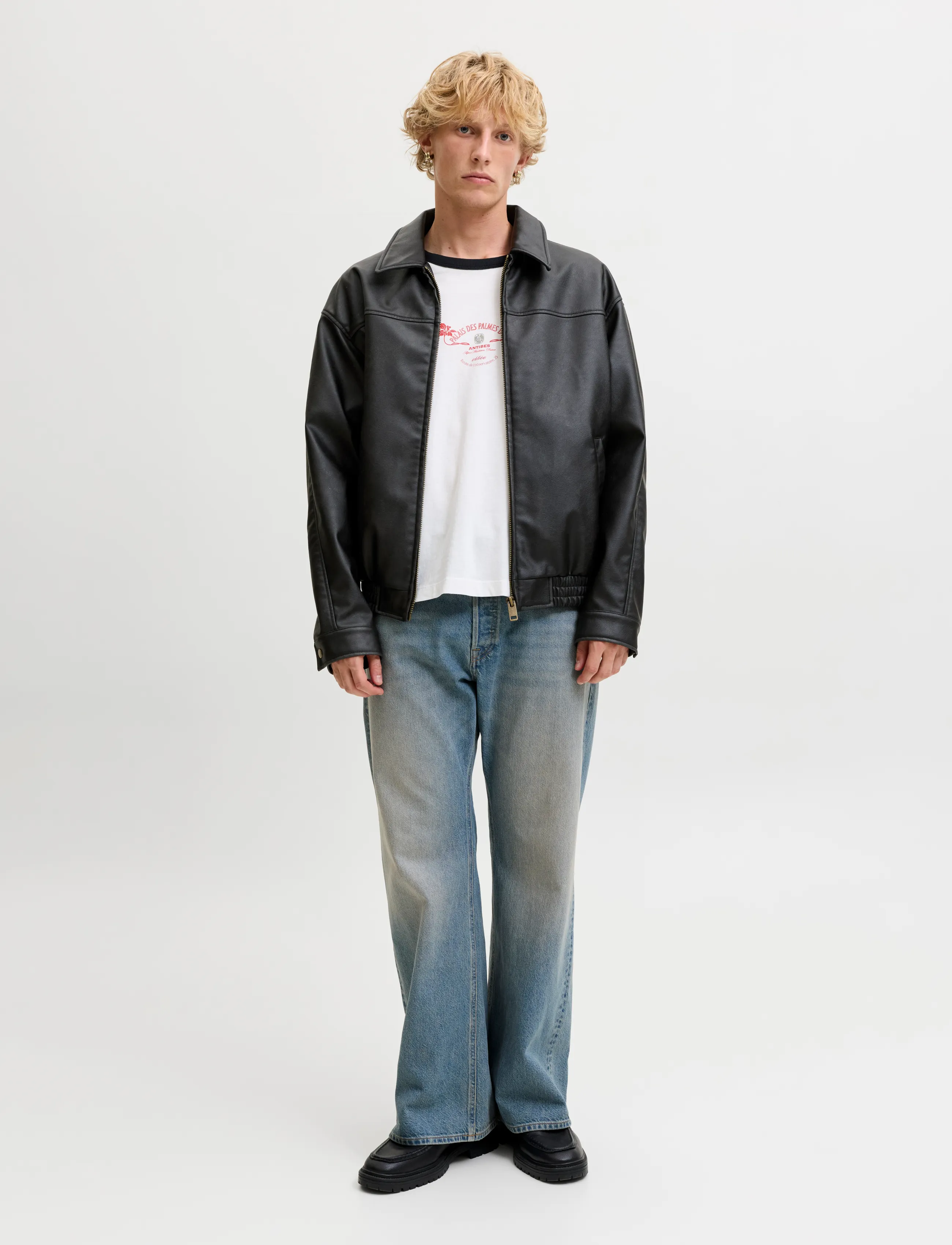 Jack & Jones - JJMARLON PU JACKET - black - 4