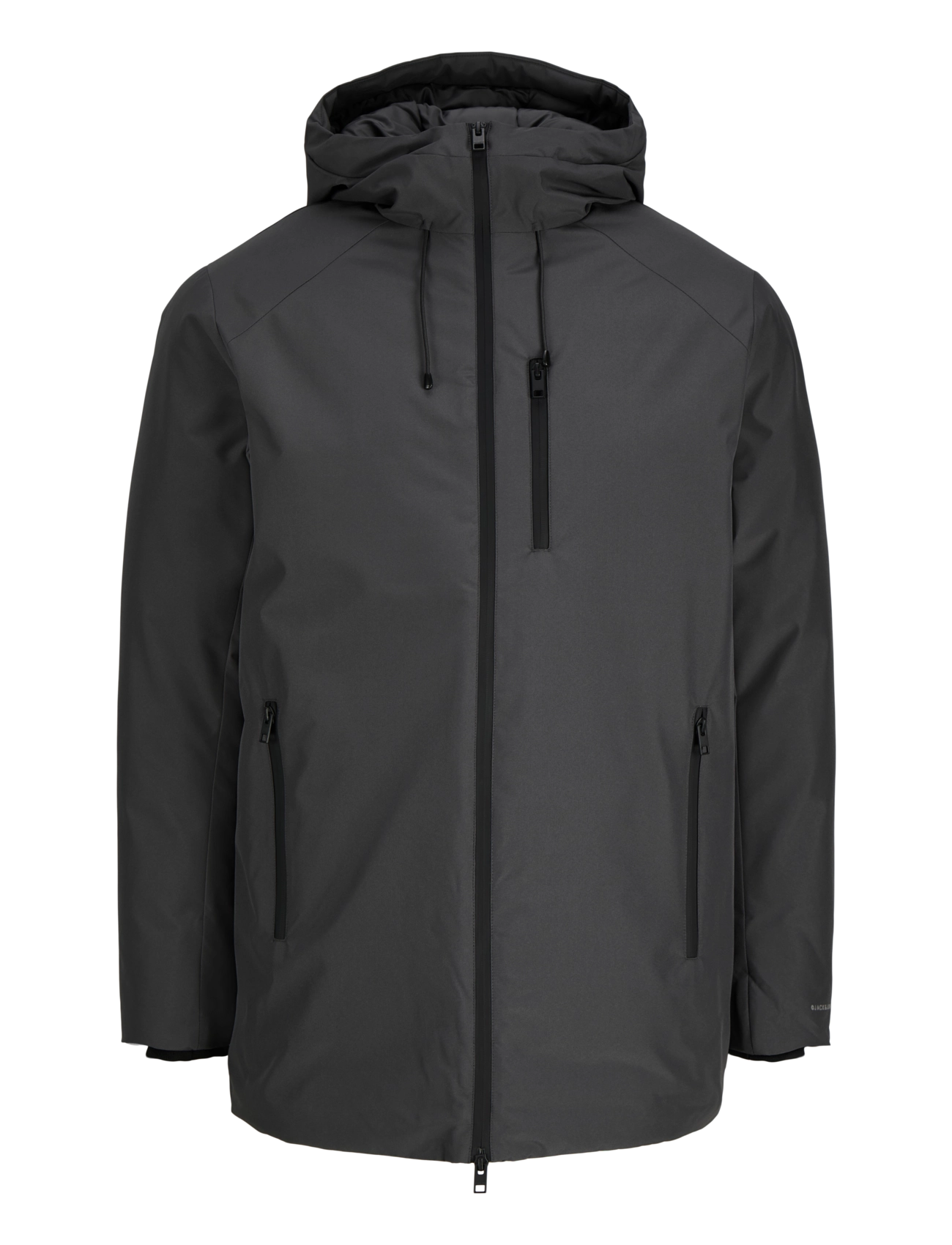 Jack & Jones JJSAGE PARKA - Parkas - ASPHALT / grey