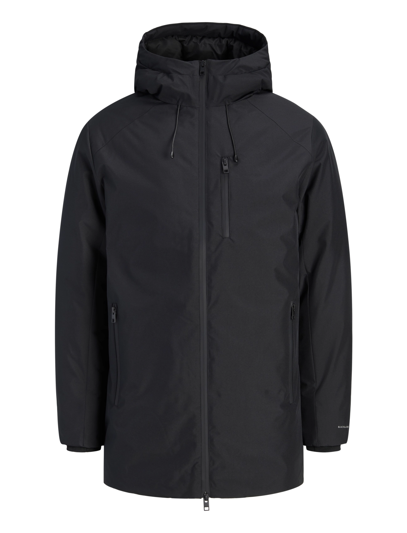 Jack & Jones JJSAGE PARKA - Vihmamantlid - BLACK / black