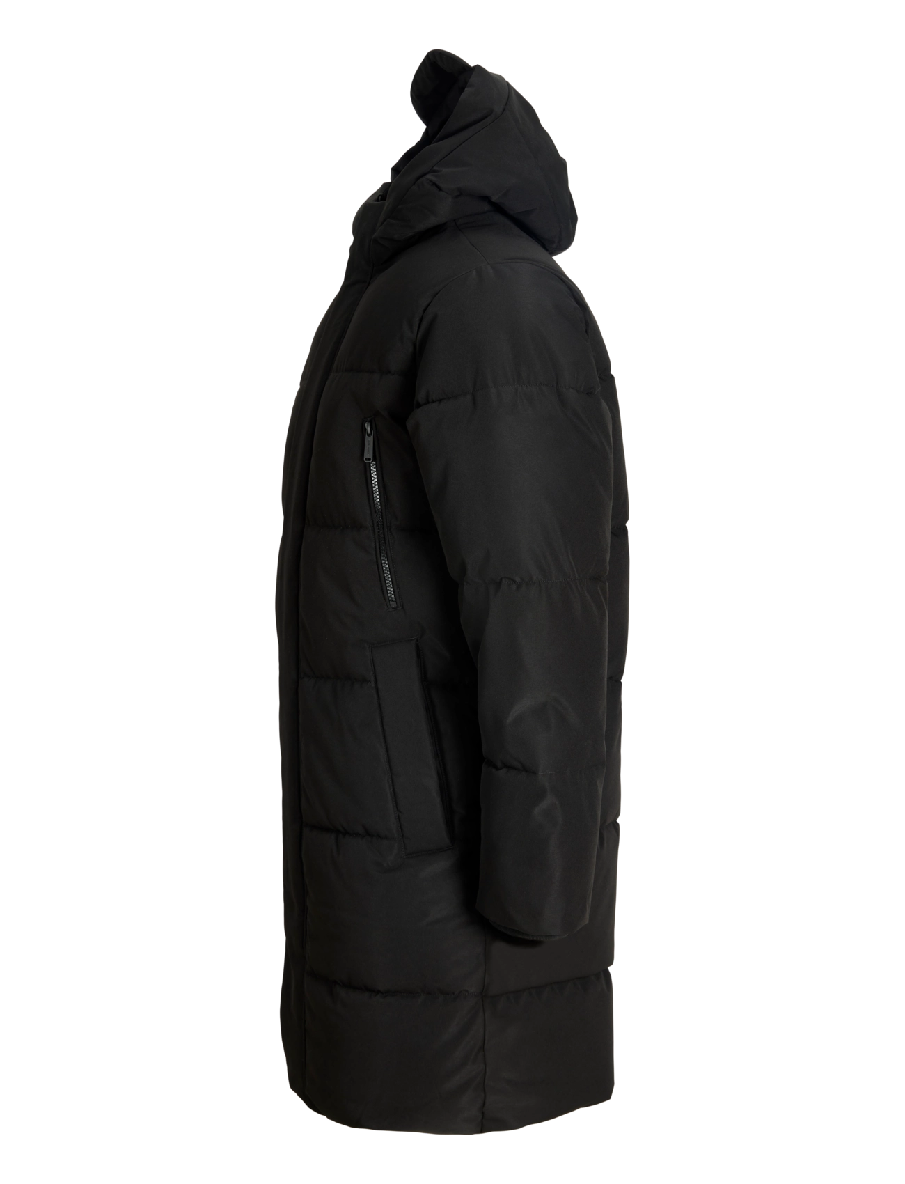 Jack & Jones - JJEBECKS LONG PUFFER SN - efterårsjakker - black - 1