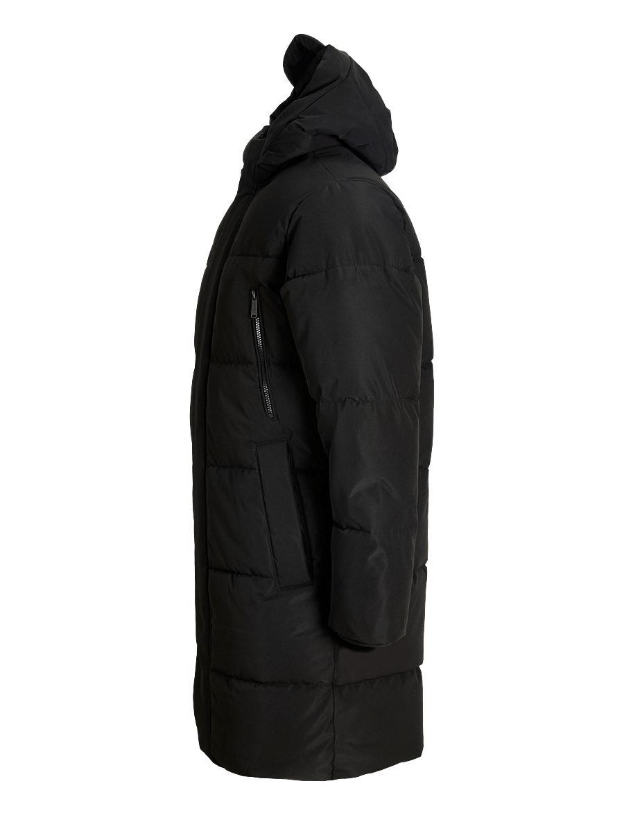 Jack & Jones - JJEBECKS LONG PUFFER SN - efterårsjakker - black - 1