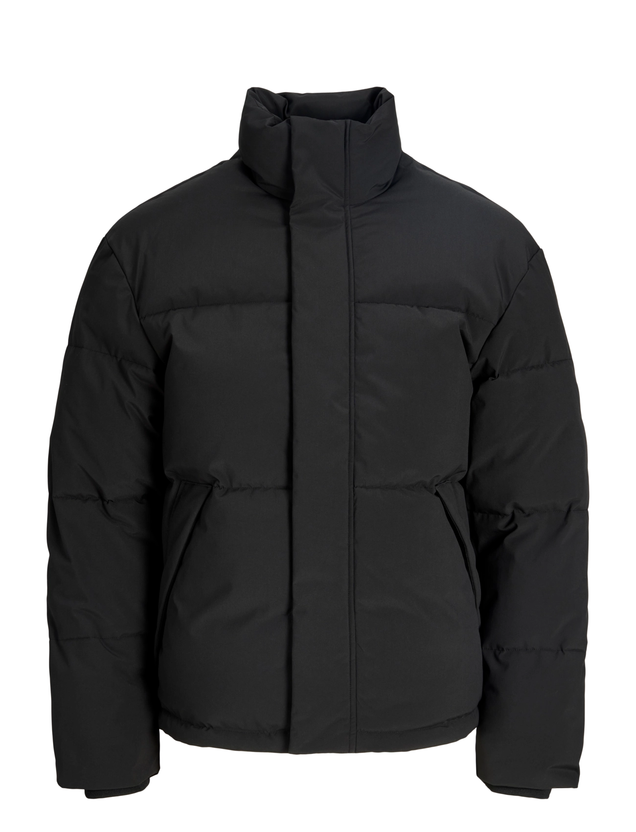 Jack & Jones JJESOHO PUFFER COLLAR AW26 SN - Sulejoped - BLACK / black