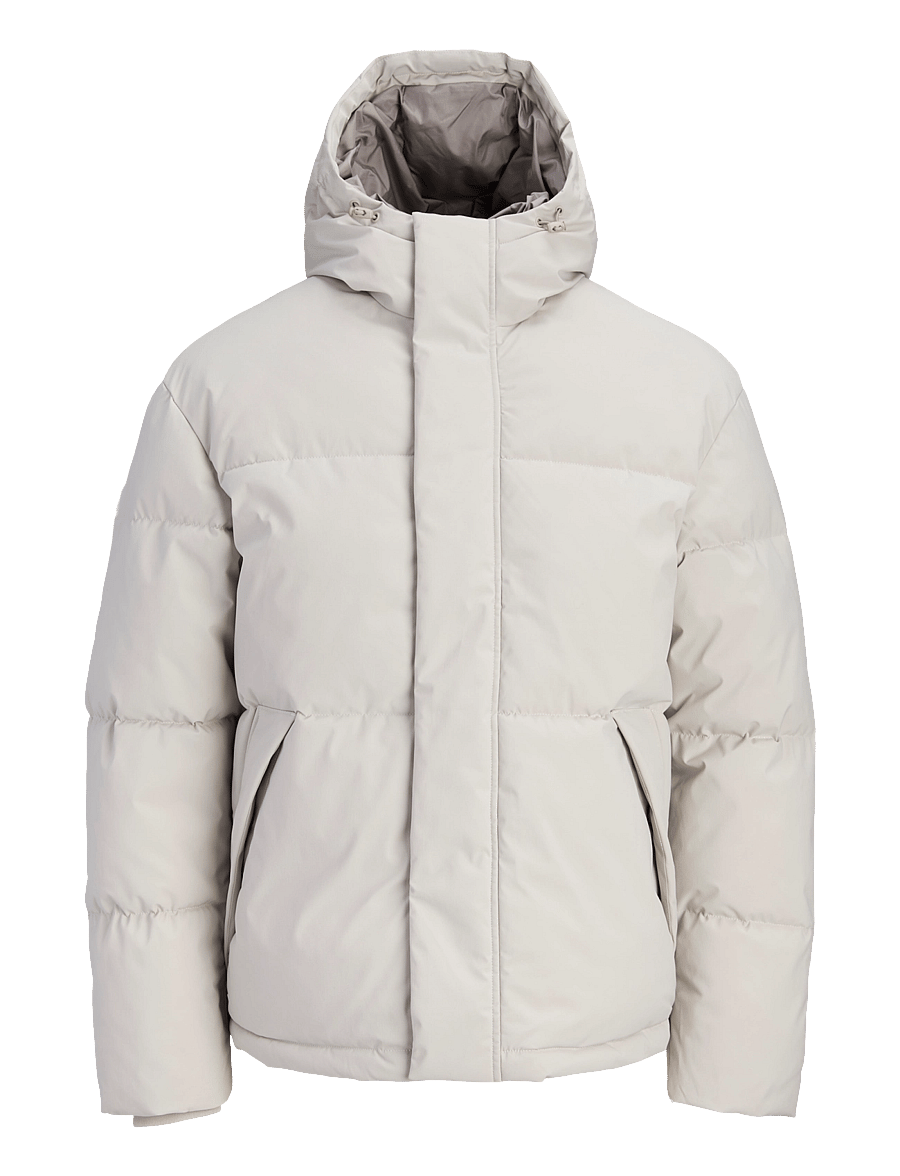 Jack & Jones - JJESOHO PUFFER HOOD AW26 SN - daunenjacken - dove - 1