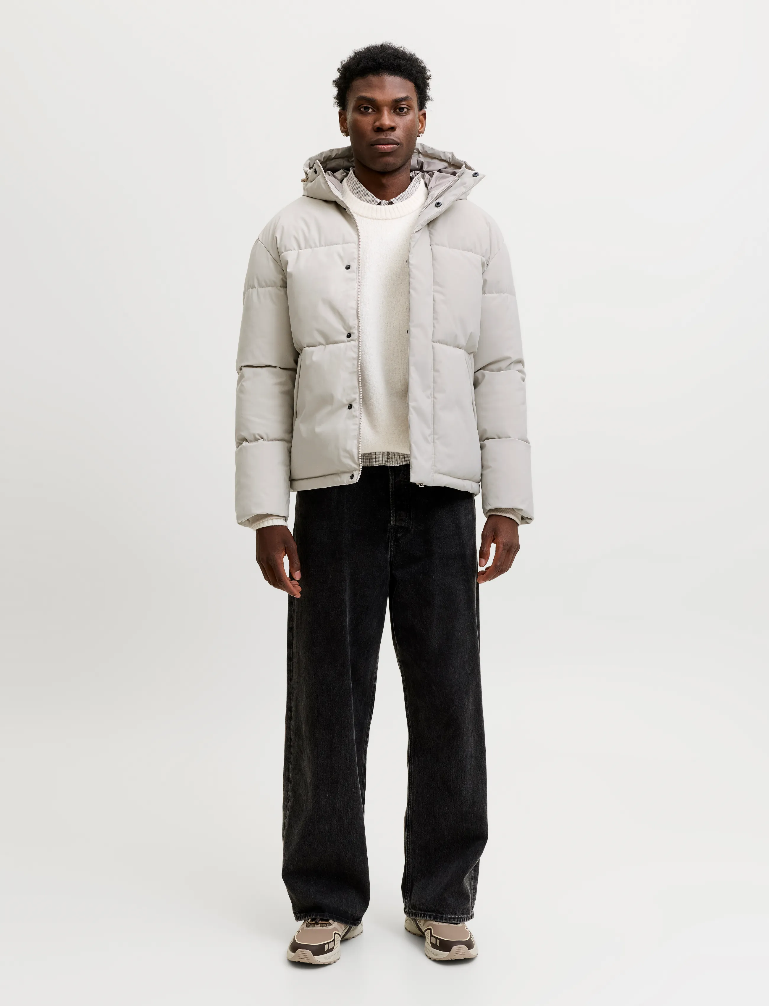 JACK & JONES Jjesoho Puffer Hood Aw26 Sn vinterjackor herr – bild 3