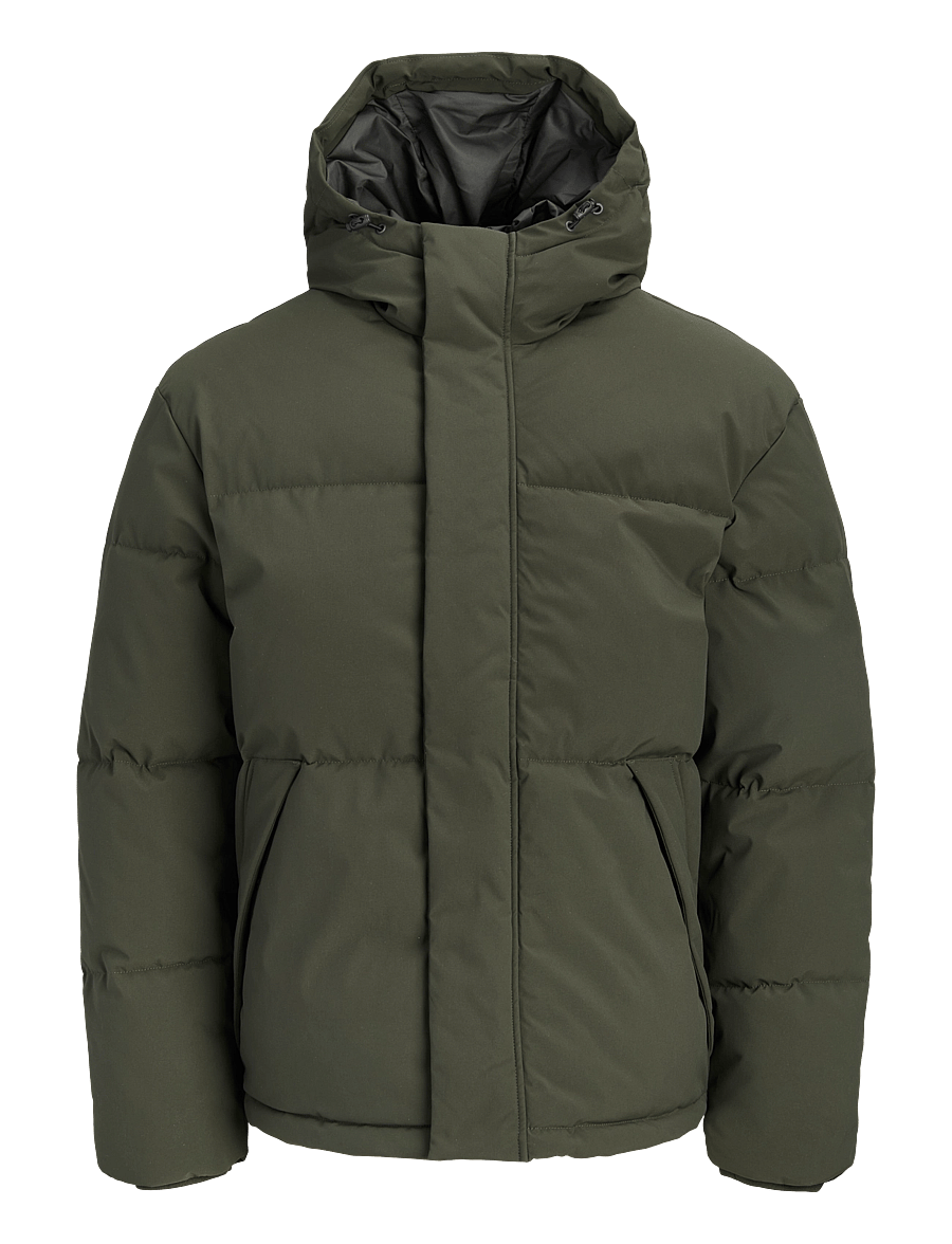 Jack & Jones - JJESOHO PUFFER HOOD AW26 SN - sulejoped - rosin - 0