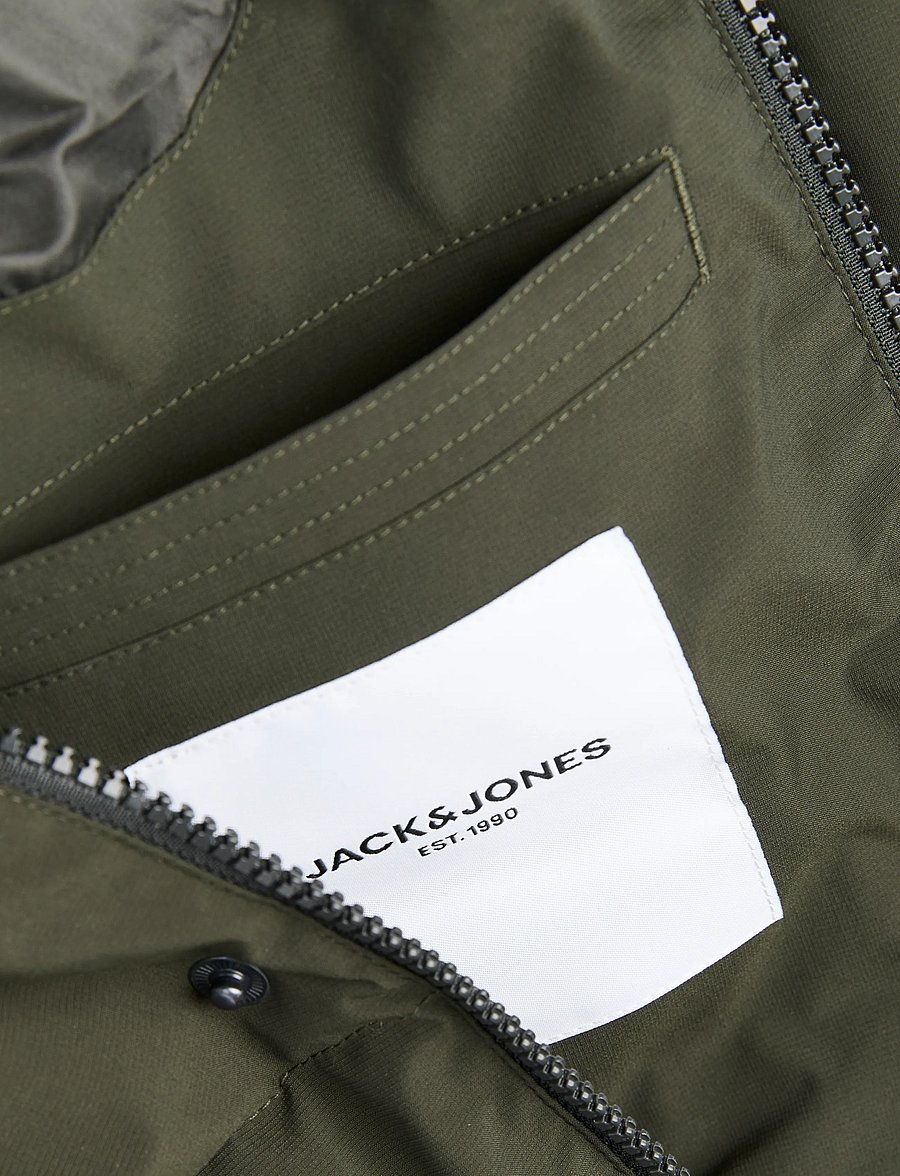 Jack & Jones - JJESOHO PUFFER HOOD AW26 SN - dunjakker - rosin - 2