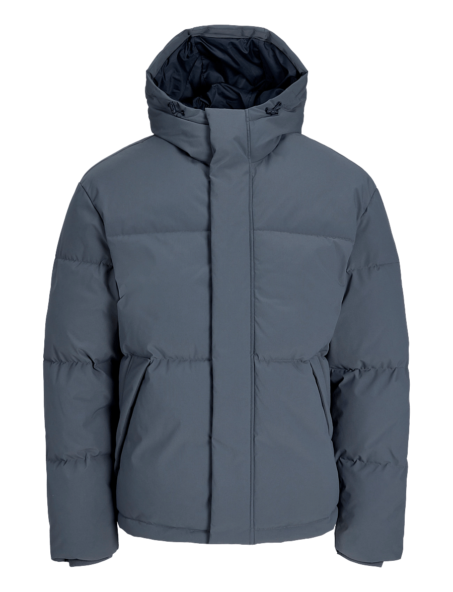 Jack & Jones - JJESOHO PUFFER HOOD AW26 SN - dunjackor - turbulence - 0