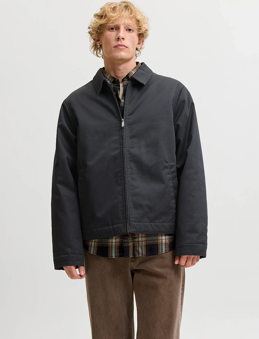 Jack & Jones - JJECOLTON WORKER JACKET NOOS - dunjackor - black - 0