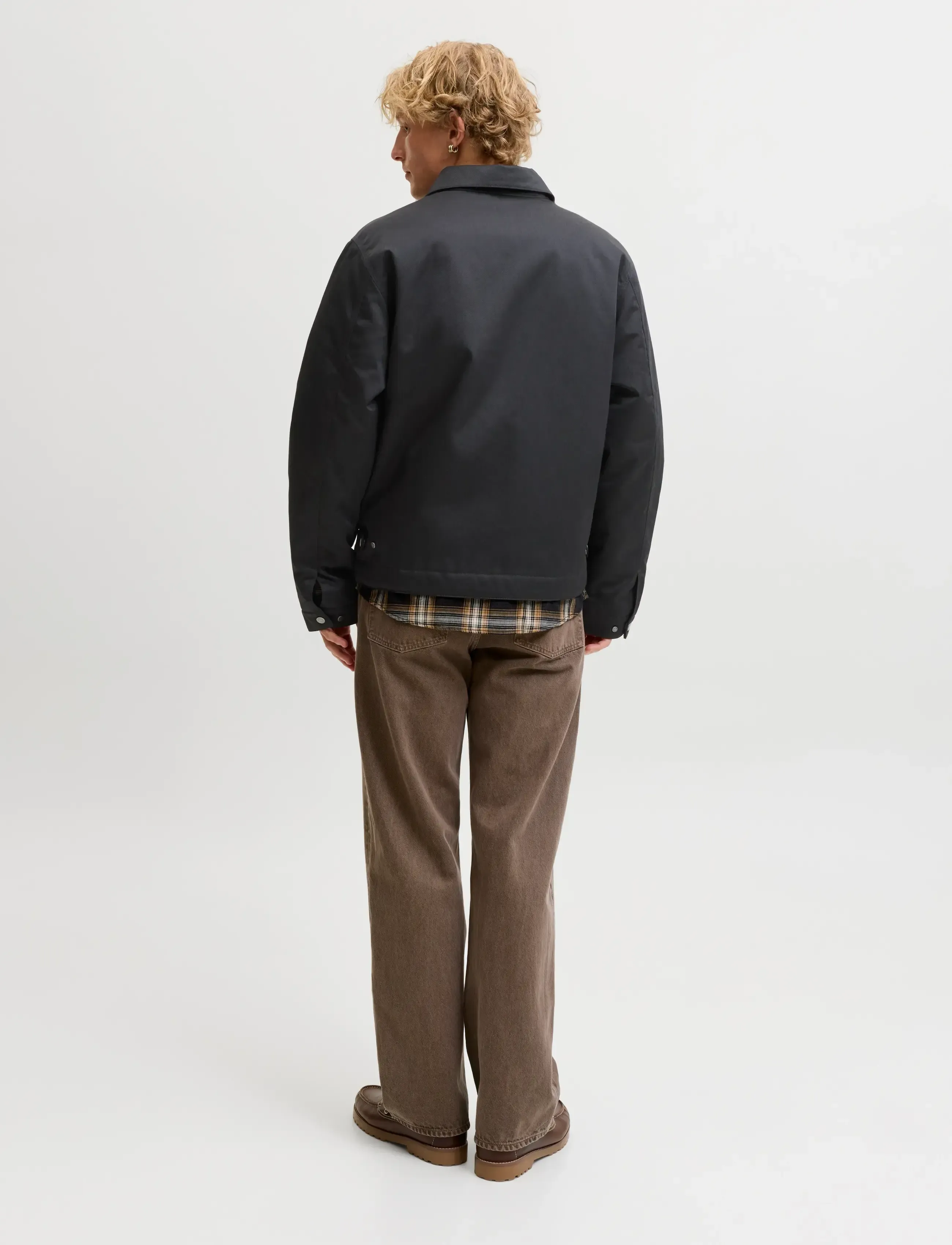 Jack & Jones - JJECOLTON WORKER JACKET NOOS - dunjackor - black - 2