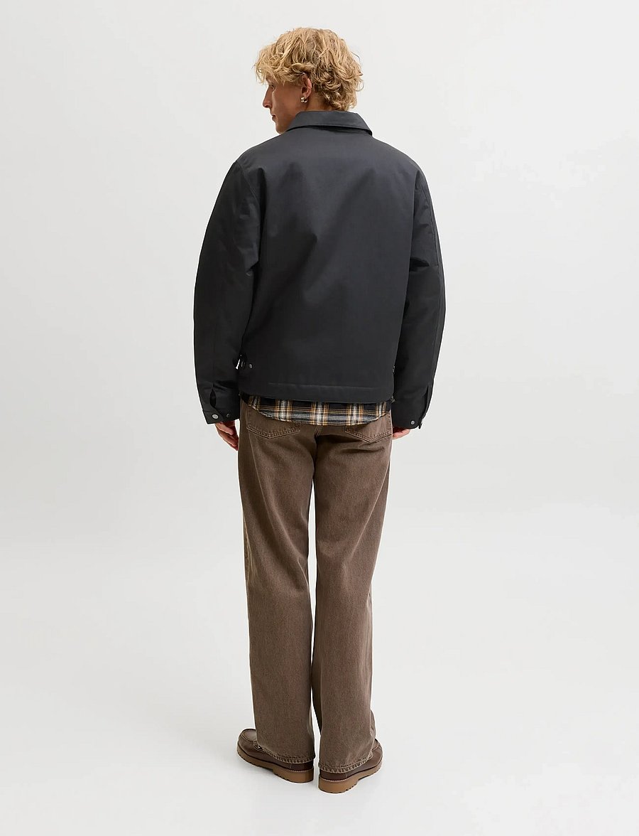 Jack & Jones - JJECOLTON WORKER JACKET NOOS - dunjackor - black - 2
