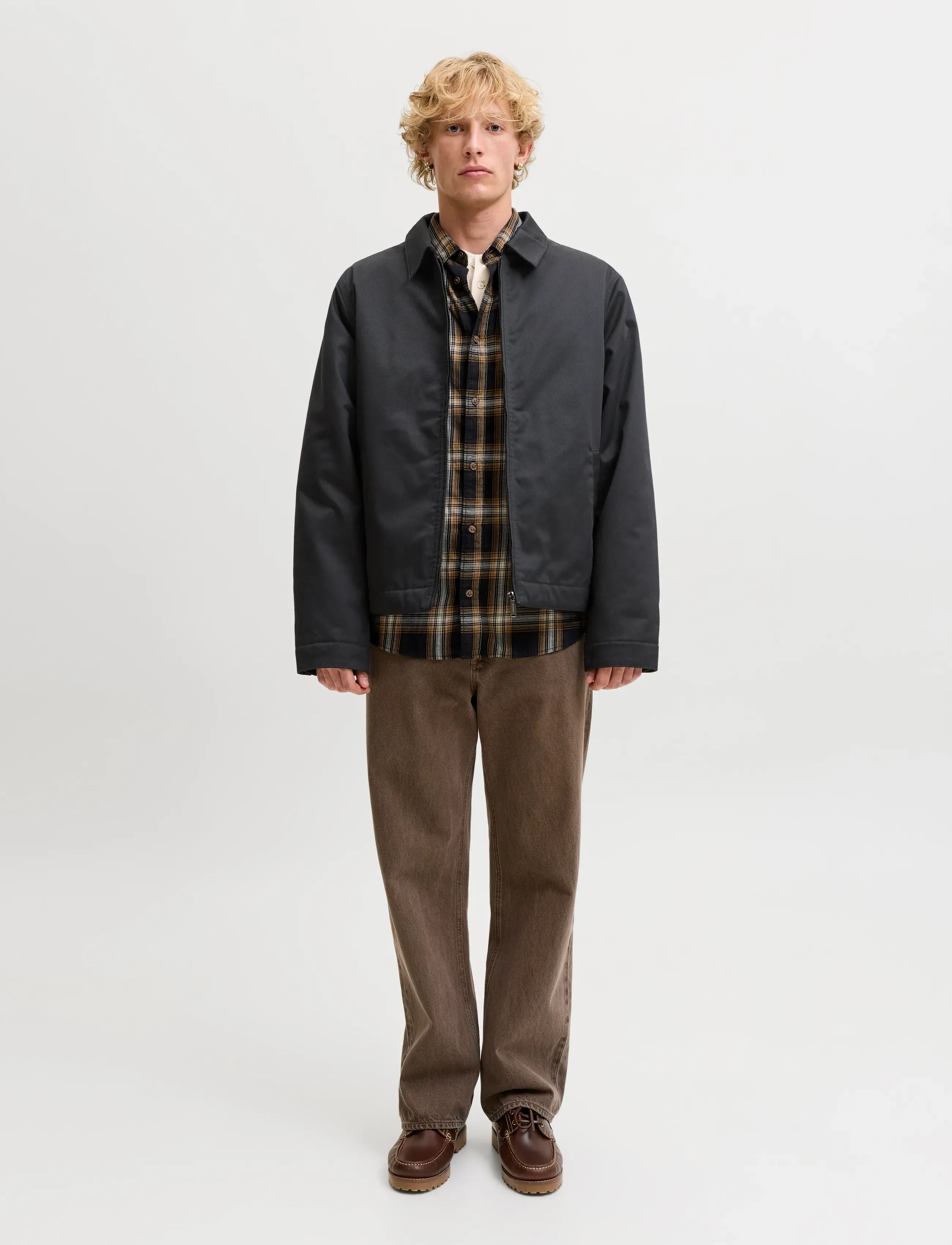 Jack & Jones - JJECOLTON WORKER JACKET NOOS - dunjackor - black - 3