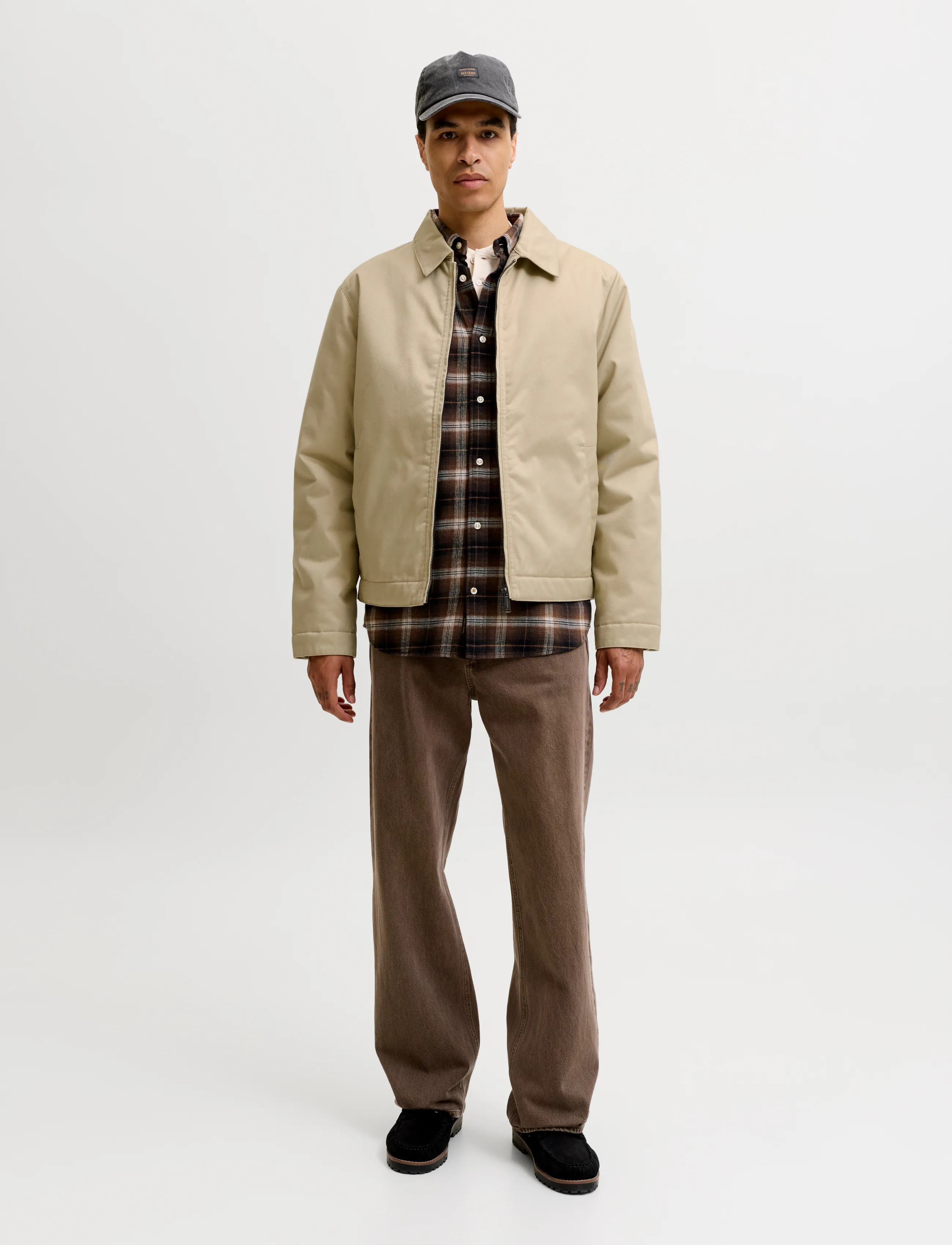 Jack & Jones - JJECOLTON WORKER JACKET NOOS - dunjackor - fields of rye - 4