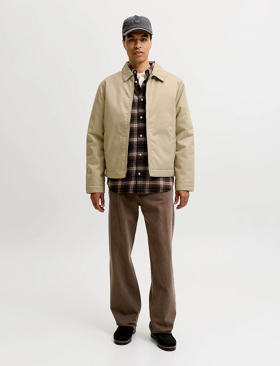 Jack & Jones - JJECOLTON WORKER JACKET NOOS - dunjackor - fields of rye - 4