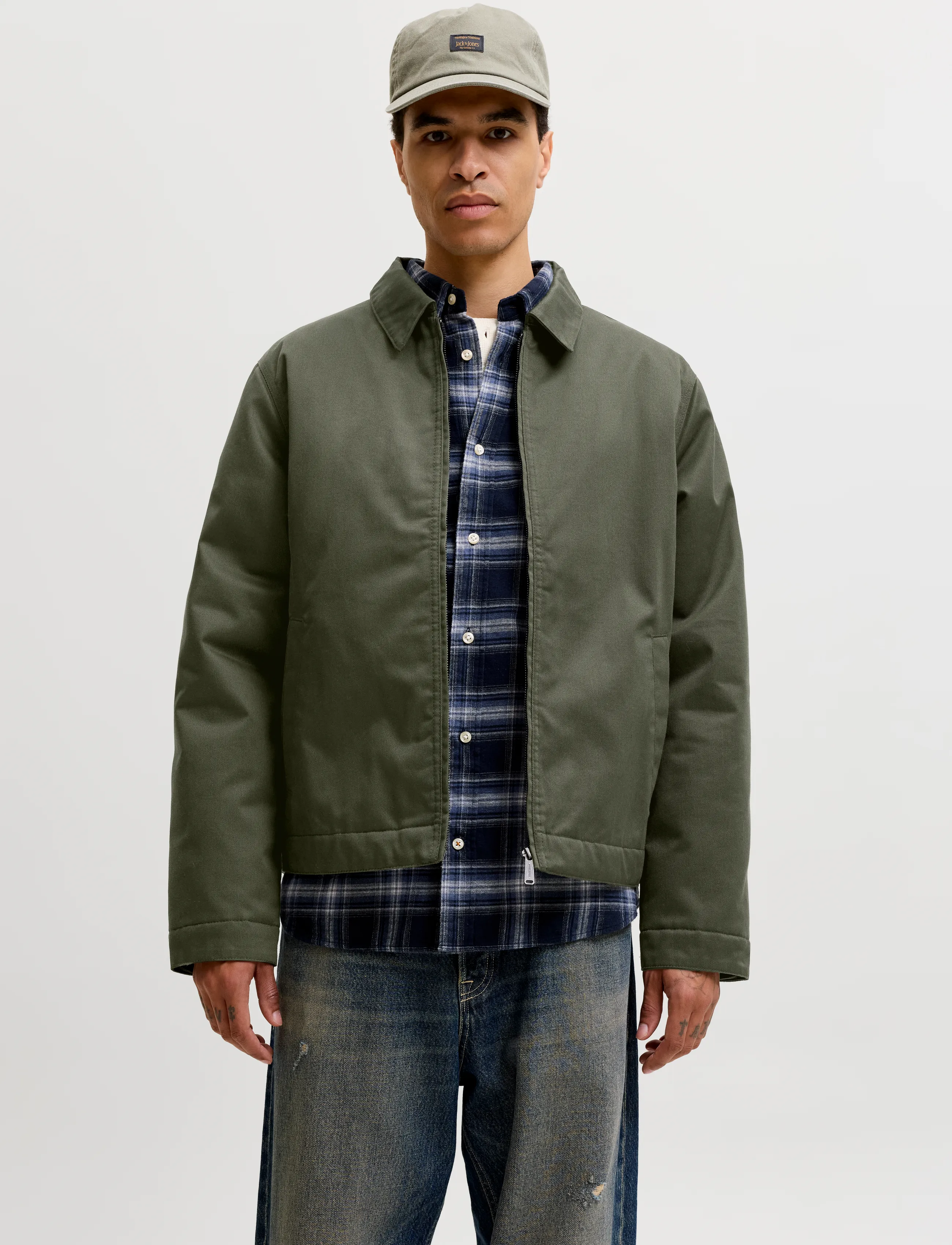 Jack & Jones JJECOLTON WORKER JACKET NOOS - Jackor - ROSIN / khaki/green
