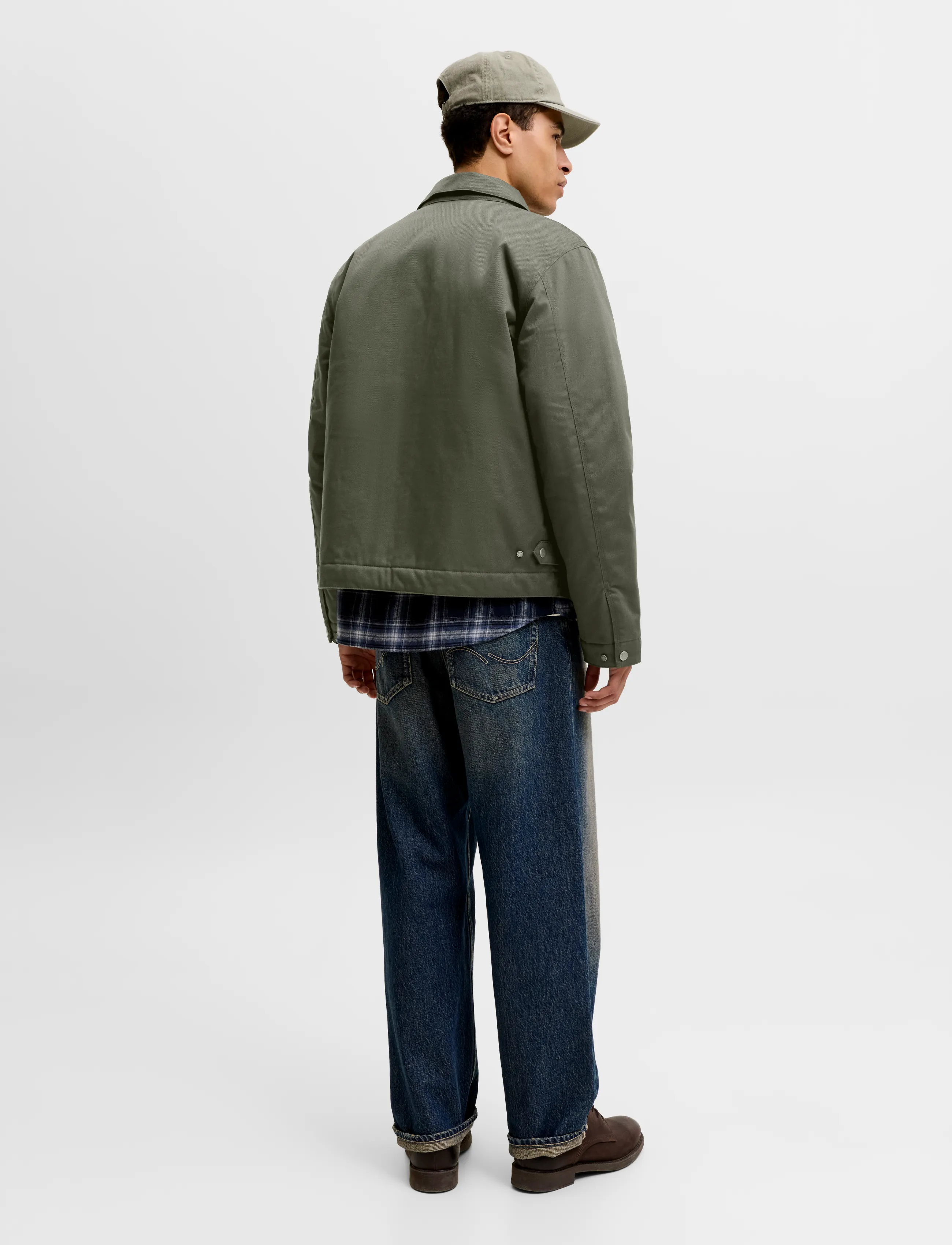 Jack & Jones - JJECOLTON WORKER JACKET NOOS - dunjackor - rosin - 2