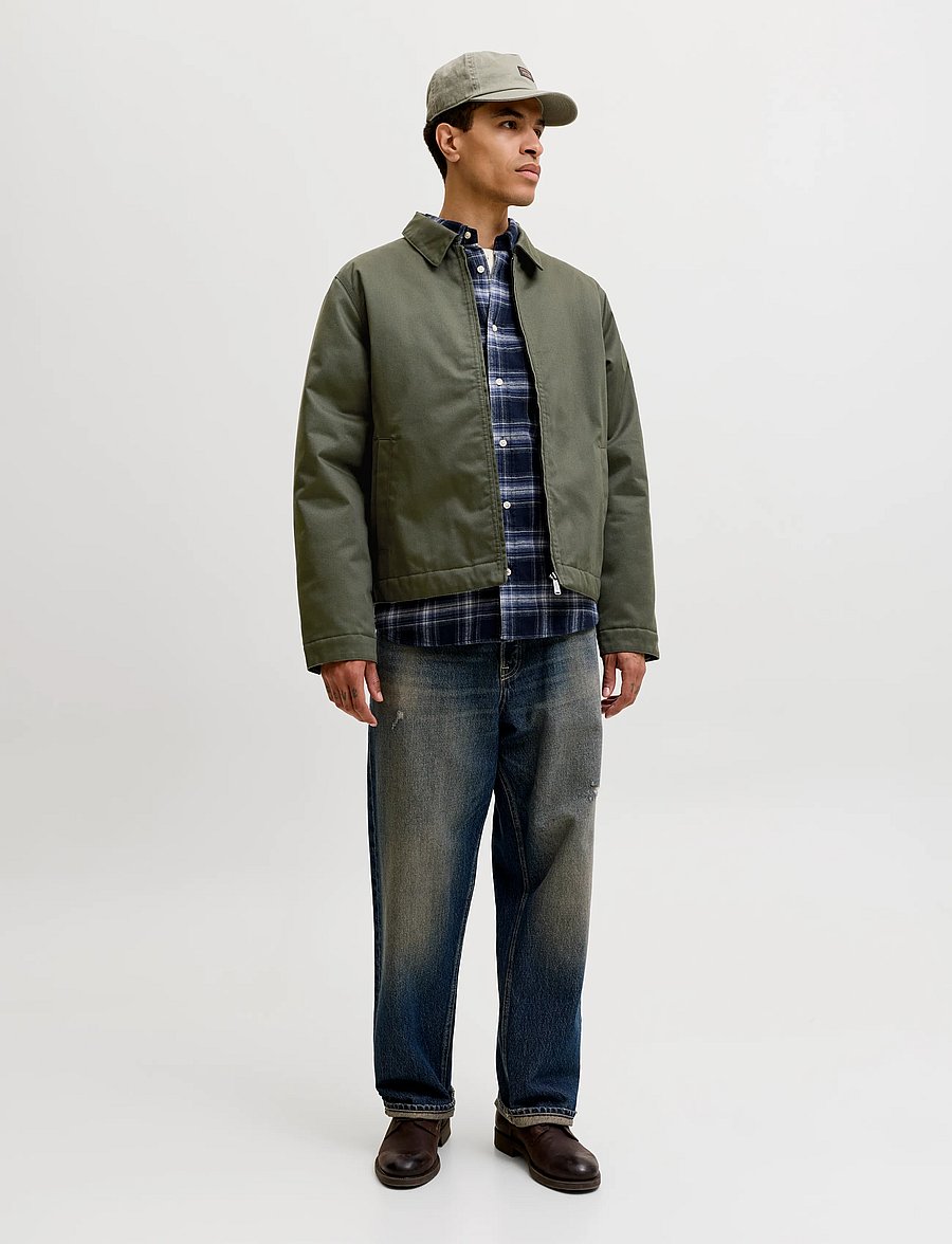 Jack & Jones - JJECOLTON WORKER JACKET NOOS - dunjackor - rosin - 3