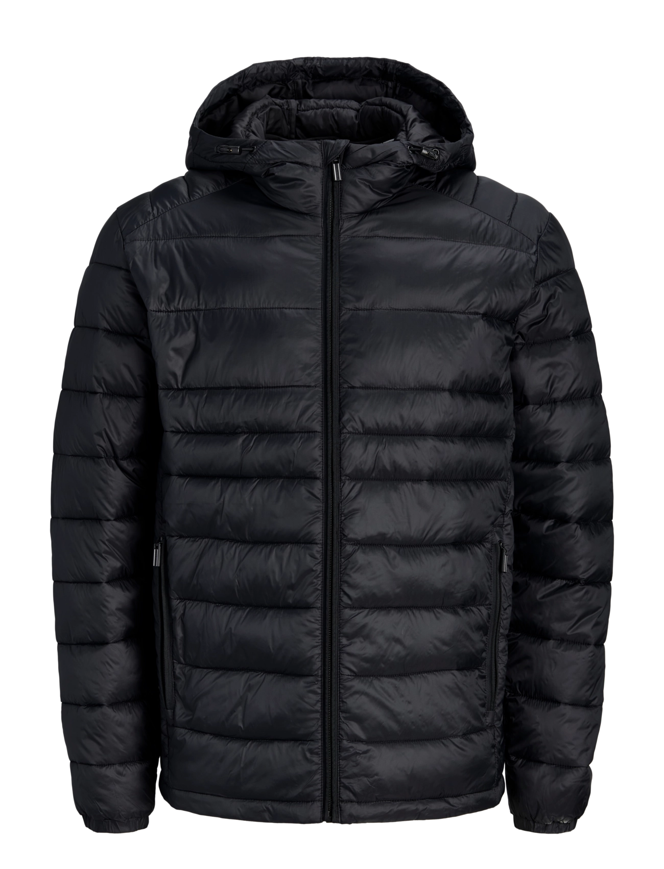 Jack & Jones - JJEKINGSLEY LIGHT PUFFER HOOD NOOS - black - 1