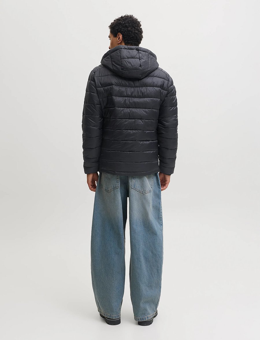 Jack & Jones - JJEKINGSLEY LIGHT PUFFER HOOD NOOS - black - 2