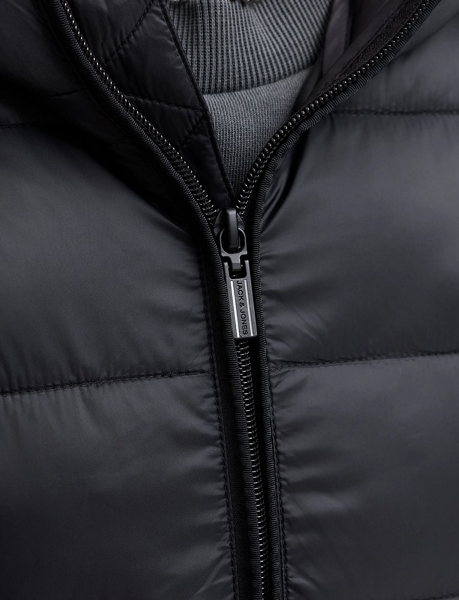 Jack & Jones - JJEKINGSLEY LIGHT PUFFER HOOD NOOS - black - 5