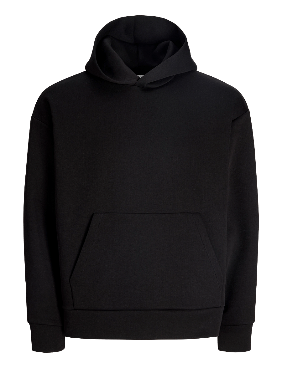 Jack & Jones - JJEBARRON SWEAT HOOD NOOS - hættetrøjer - black - 1