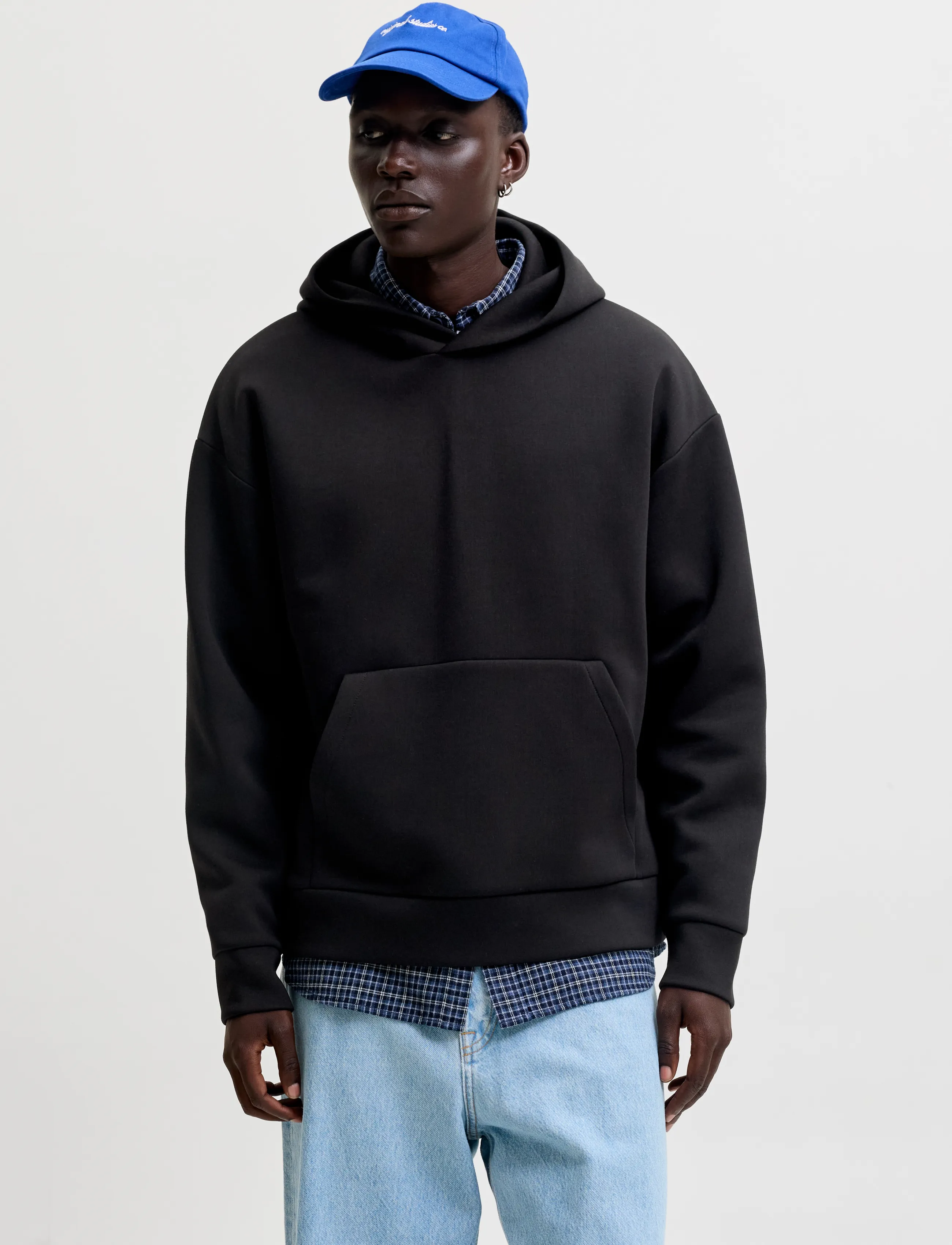 Jack & Jones Jjebarron Sweat Hood Noos, S, Sweatshirts Hoodies, Schwarz - Männerswear