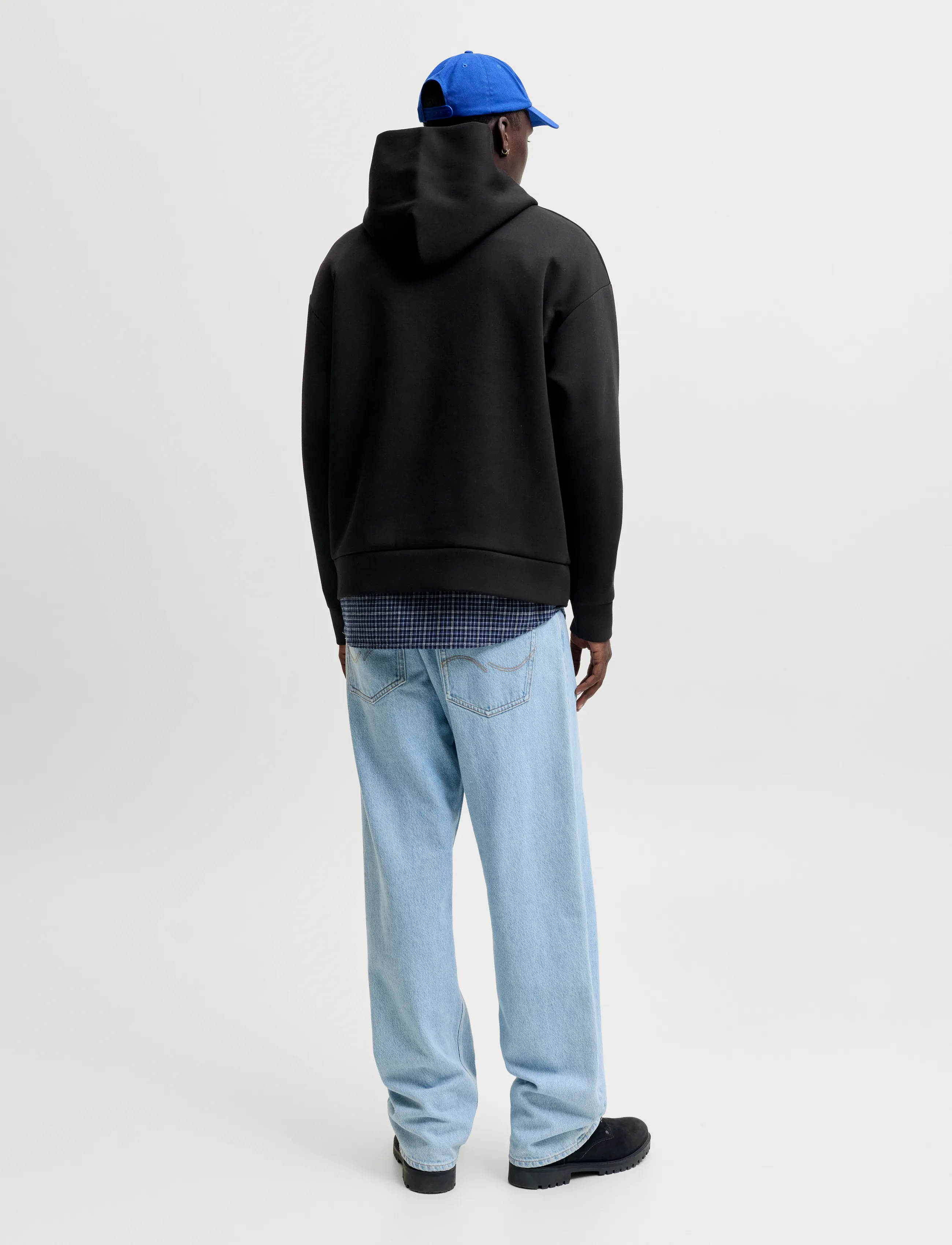 Jack & Jones - JJEBARRON SWEAT HOOD NOOS - hættetrøjer - black - 2