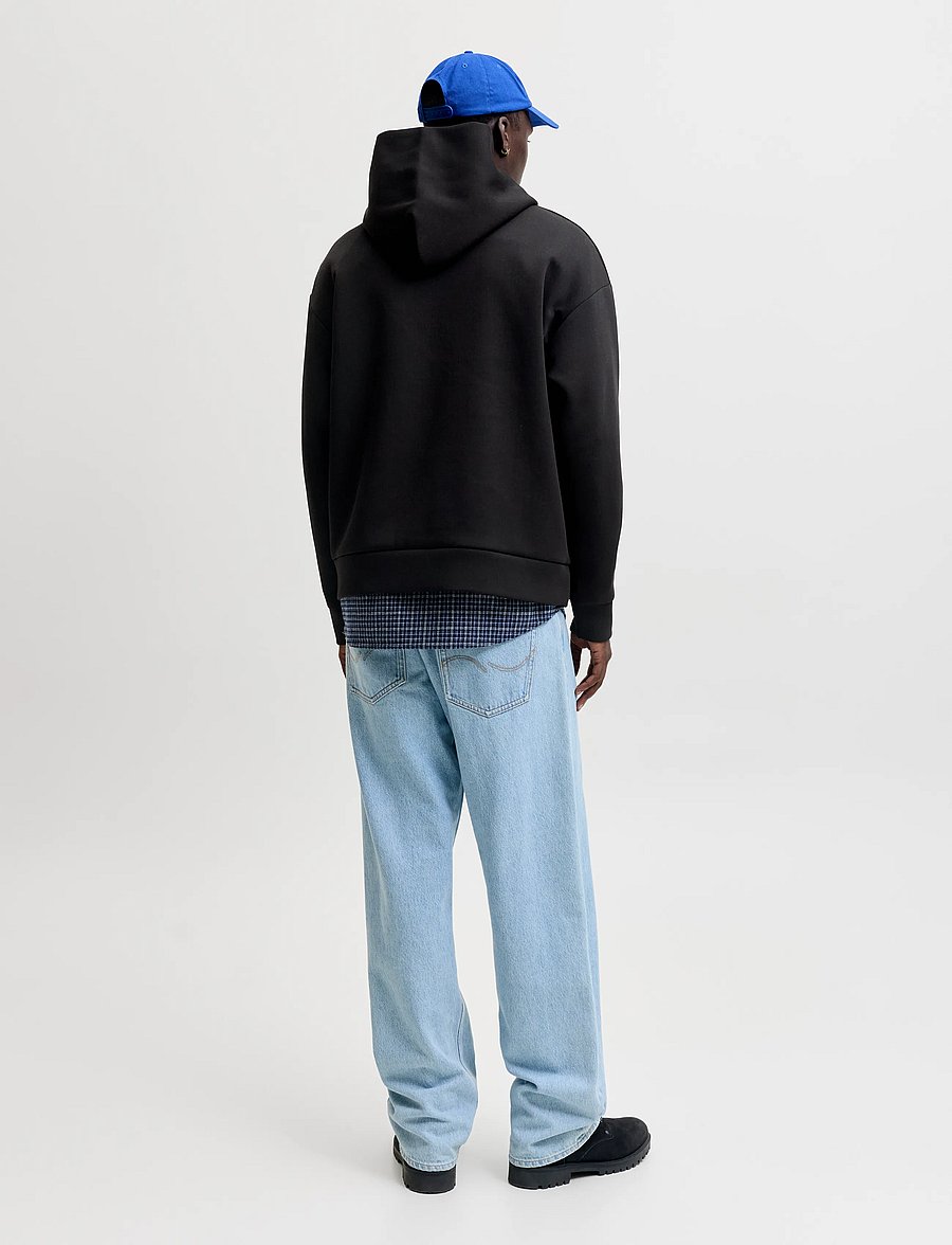 Jack & Jones - JJEBARRON SWEAT HOOD NOOS - hættetrøjer - black - 2
