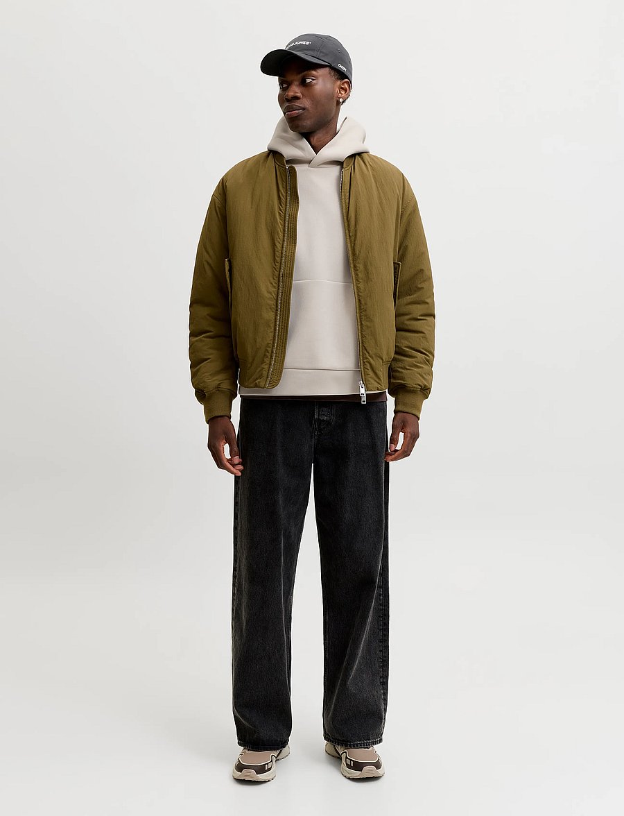 Jack & Jones - JJEBARRON SWEAT HOOD NOOS - hættetrøjer - moonbeam - 3