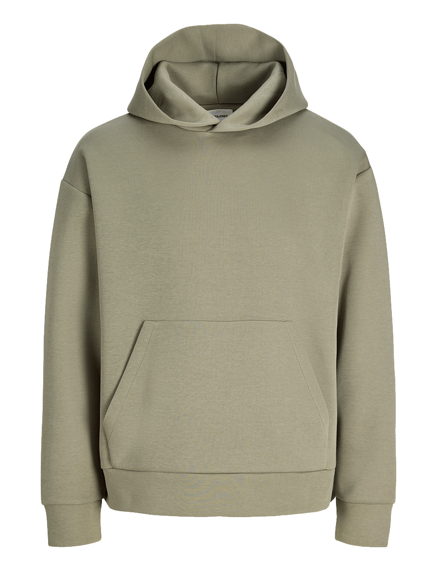Jack & Jones - JJEBARRON SWEAT HOOD NOOS - hættetrøjer - vetiver - 1
