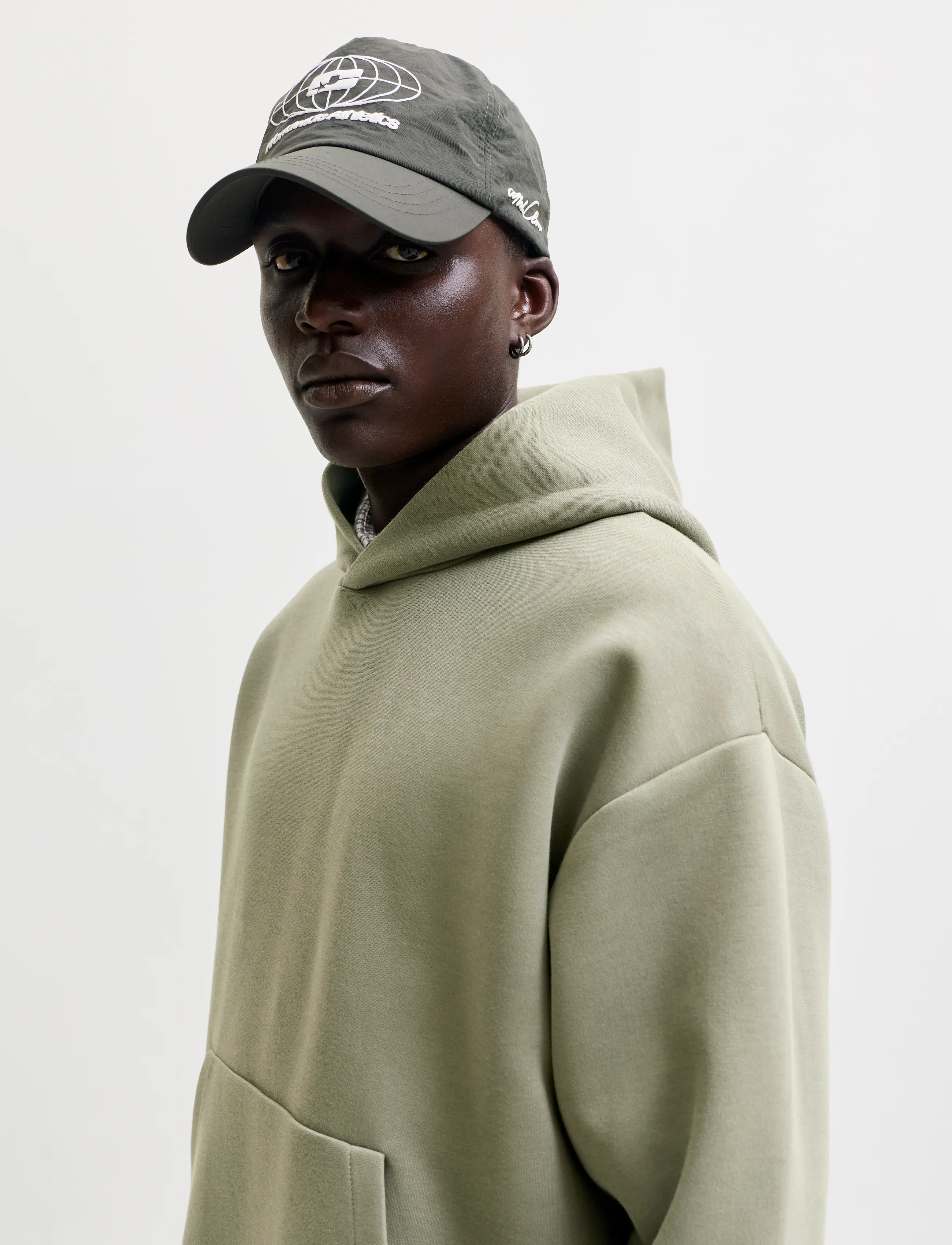 Jack & Jones - JJEBARRON SWEAT HOOD NOOS - hættetrøjer - vetiver - 5