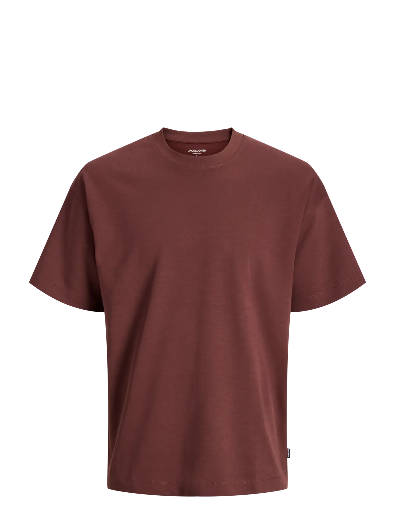 Jack & Jones - JJEBARRON TEE SS O-NECK NOOS - lühikeste varrukatega t-särgid - bitter chocolate - 1