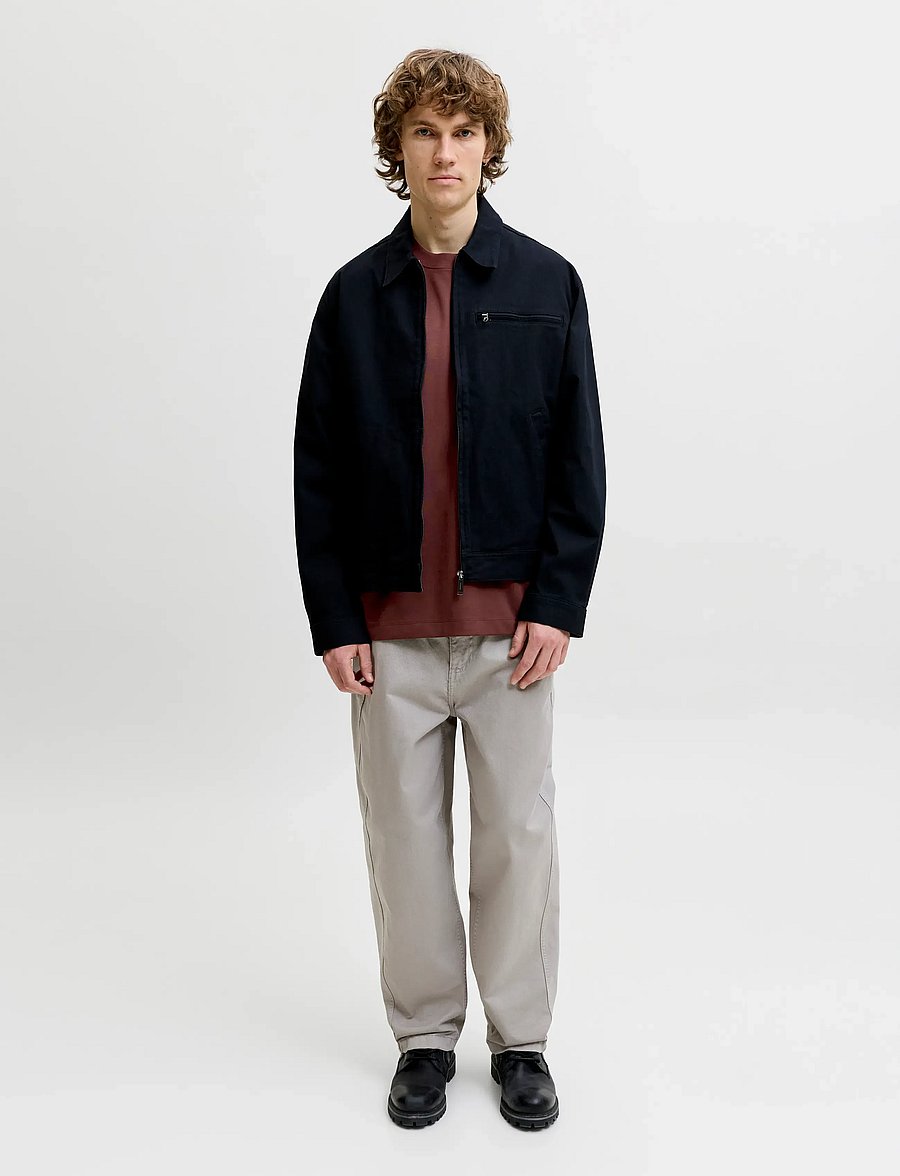 Jack & Jones - JJEBARRON TEE SS O-NECK NOOS - lühikeste varrukatega t-särgid - bitter chocolate - 3