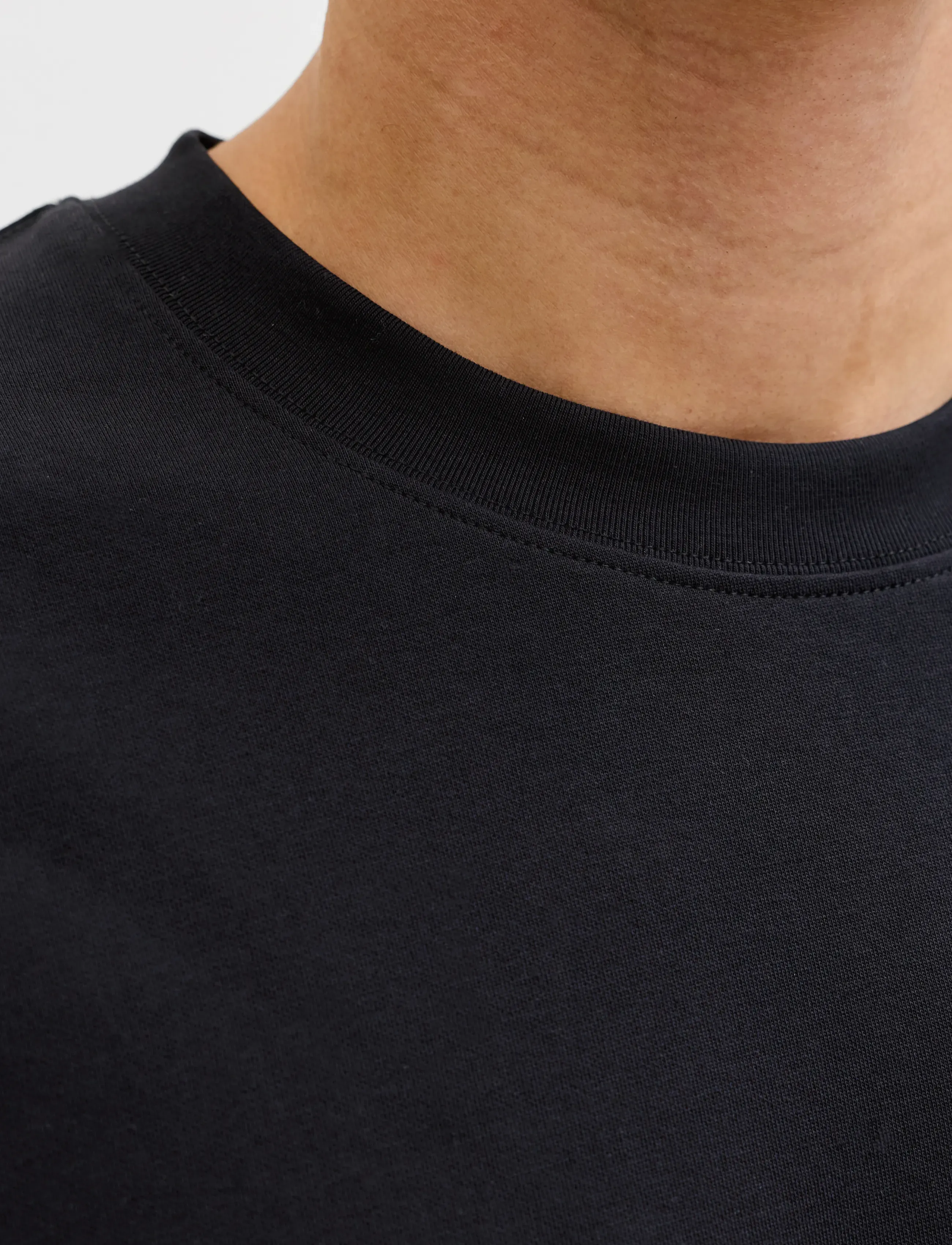 Jack & Jones - JJEBARRON TEE SS O-NECK NOOS - kurzärmelig - black - 5
